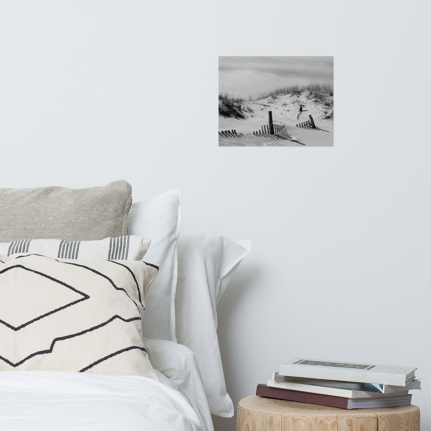 Buried Fences Landscape Photo Loose Coastal Wall Art Prints