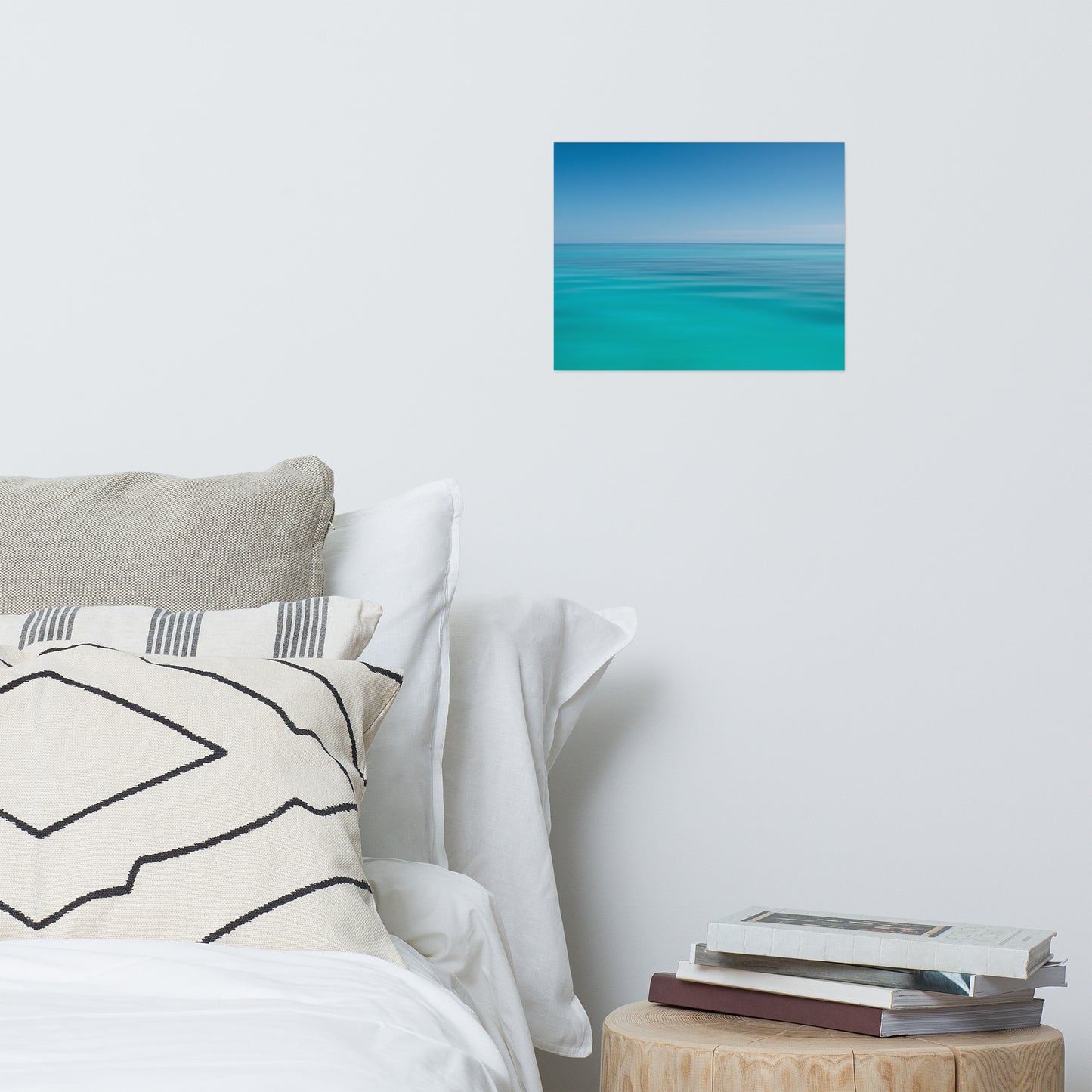 Colors of The Tropical Sea Abstract Coastal Landscape Photo Paper Poster
