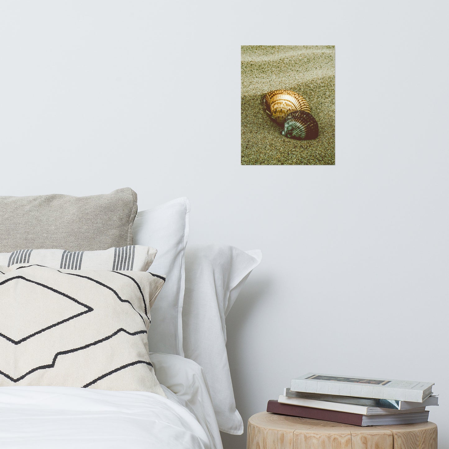 Dreamy Beach Seashells Coastal Nature Photo Loose Unframed Wall Art Prints