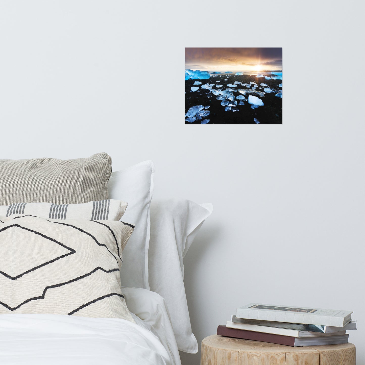 Fire and Ice Coastal Sunrise - Sunset Landscape Photo Loose Wall Art Prints
