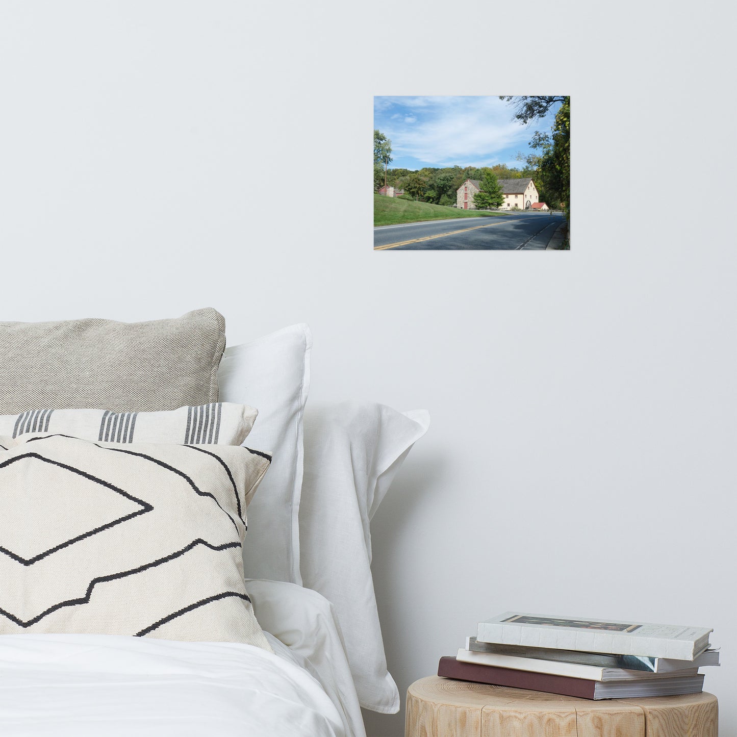 Greenbank Mill Summer Color Rustic Architectural Farmhouse Style Landscape Photo Loose Wall Art Prints