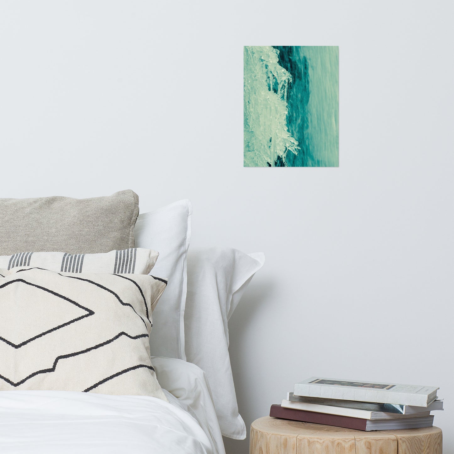 Ice and Falls Abstract Nature Photo Loose Unframed Wall Art Prints