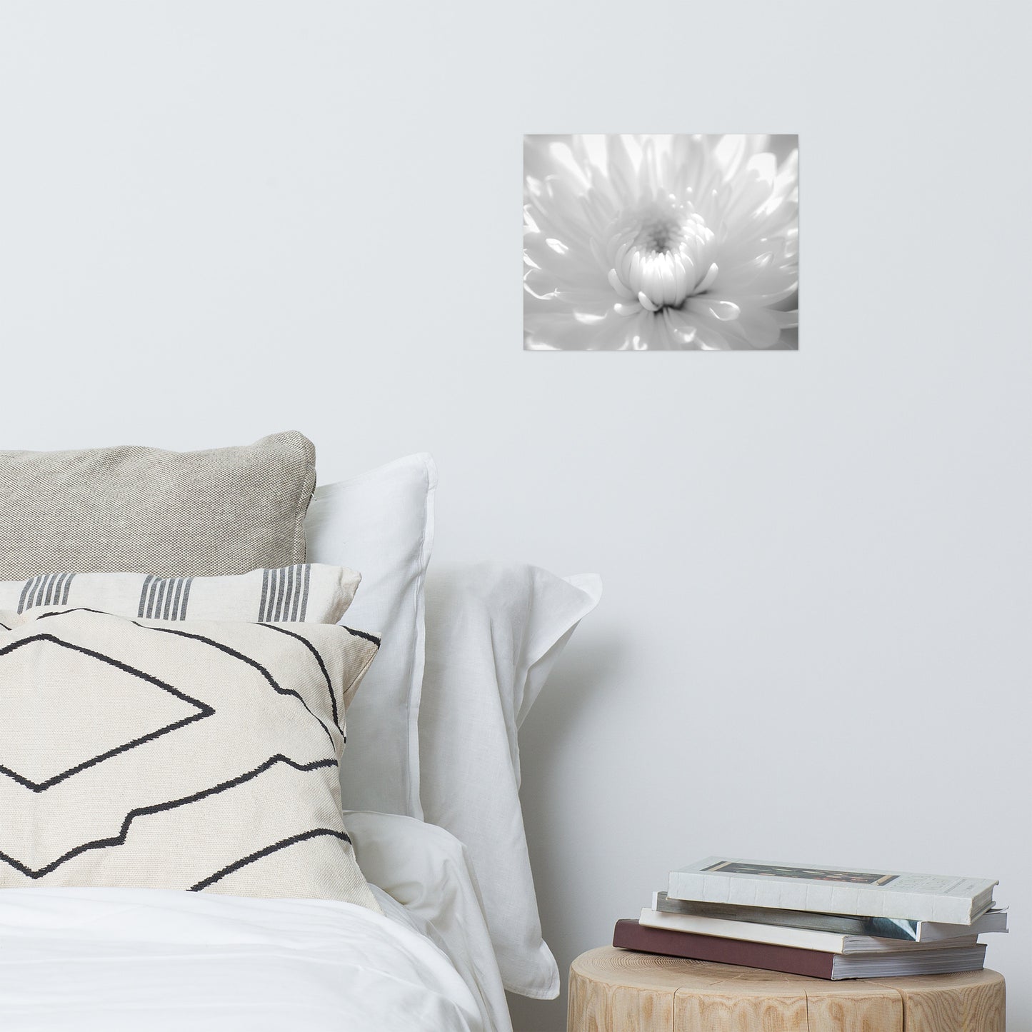 Infrared Flower 2 Black and White Floral Nature Photo Loose Unframed Wall Art Prints