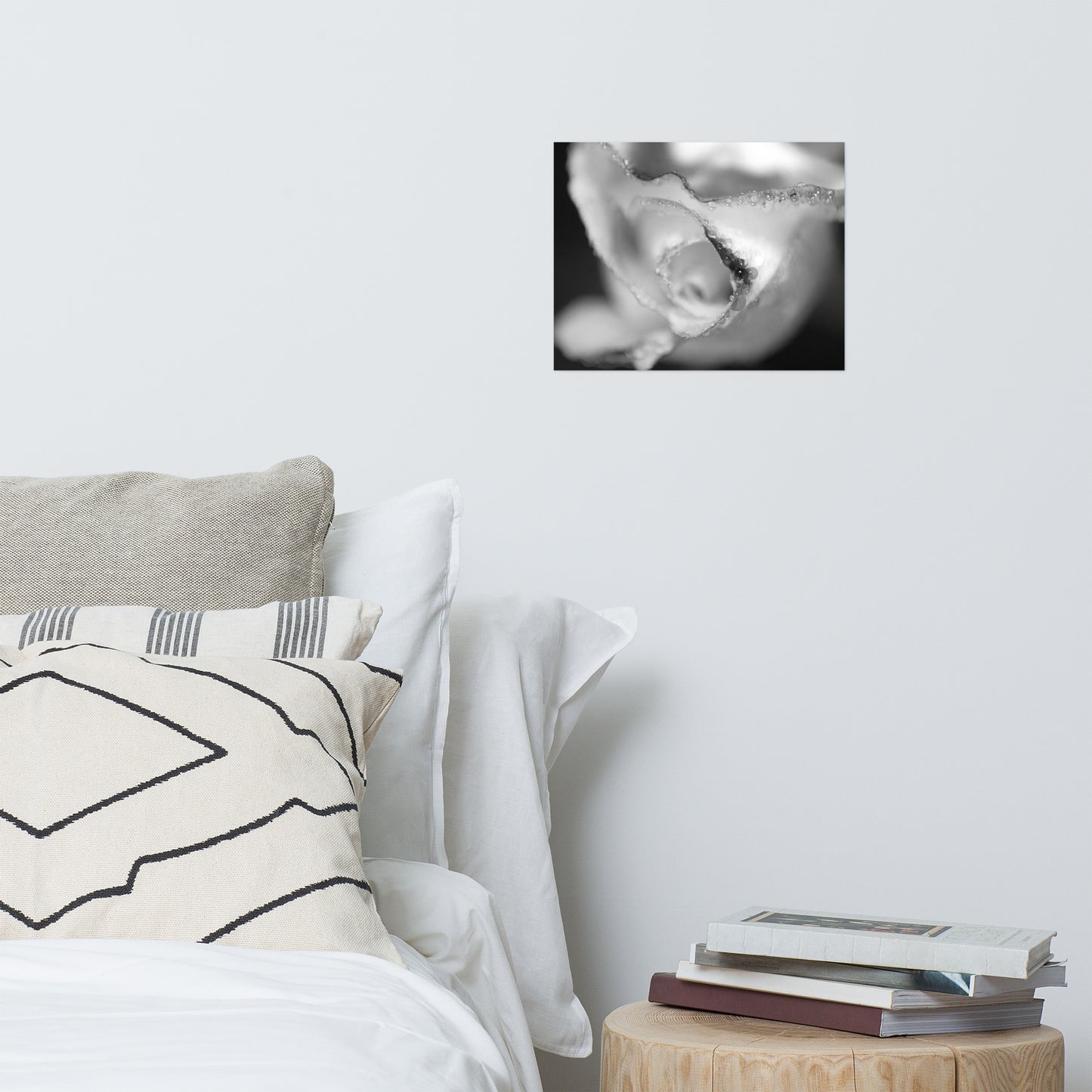 Infrared Rose Black and White Floral Nature Photo Loose Unframed Wall Art Prints
