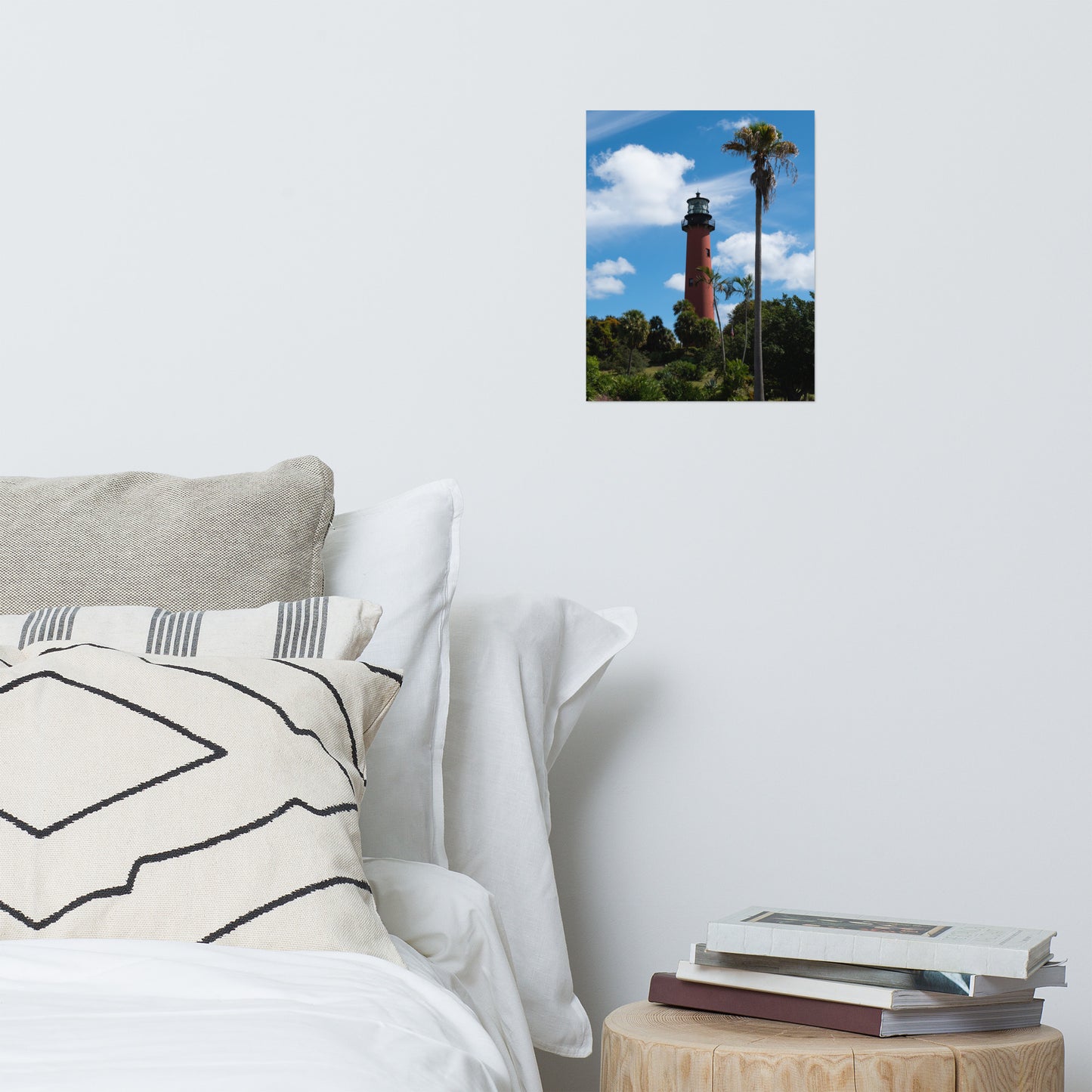 Jupiter Lighthouse Color Coastal Architectural Landscape Photo Loose Art print