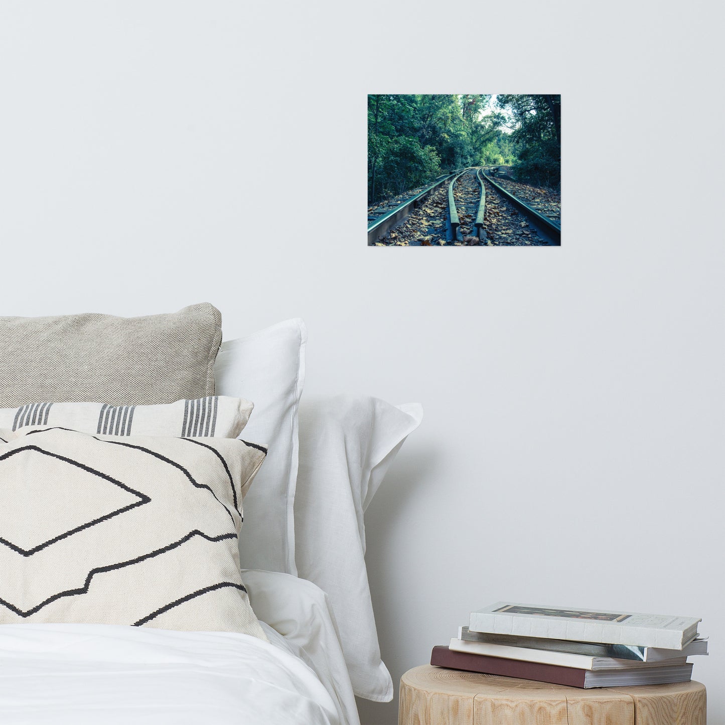 Lead Me Into The Light Colorized Rustic Industrial Farmhouse Style Landscape Photo Loose Wall Art Prints