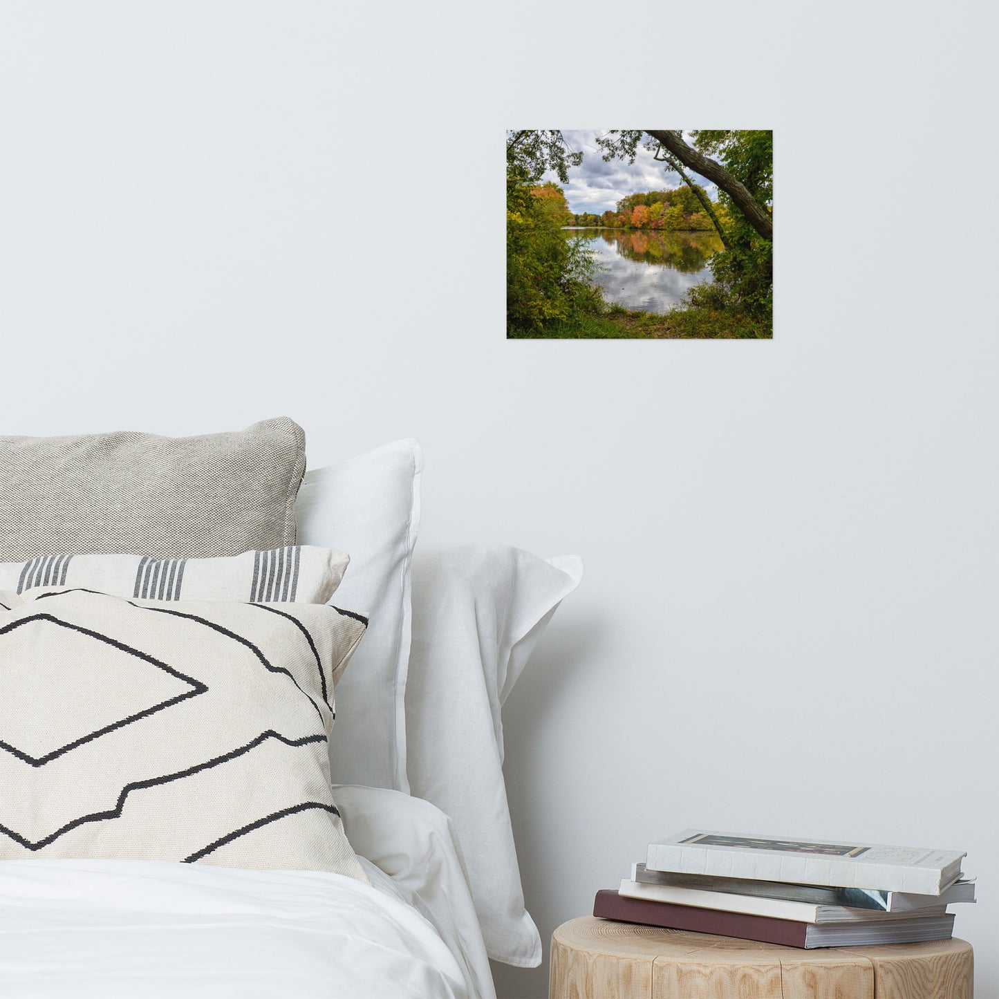 Lost in Autumn Color Rustic Farmhouse Style Landscape Photo Loose Wall Art Prints