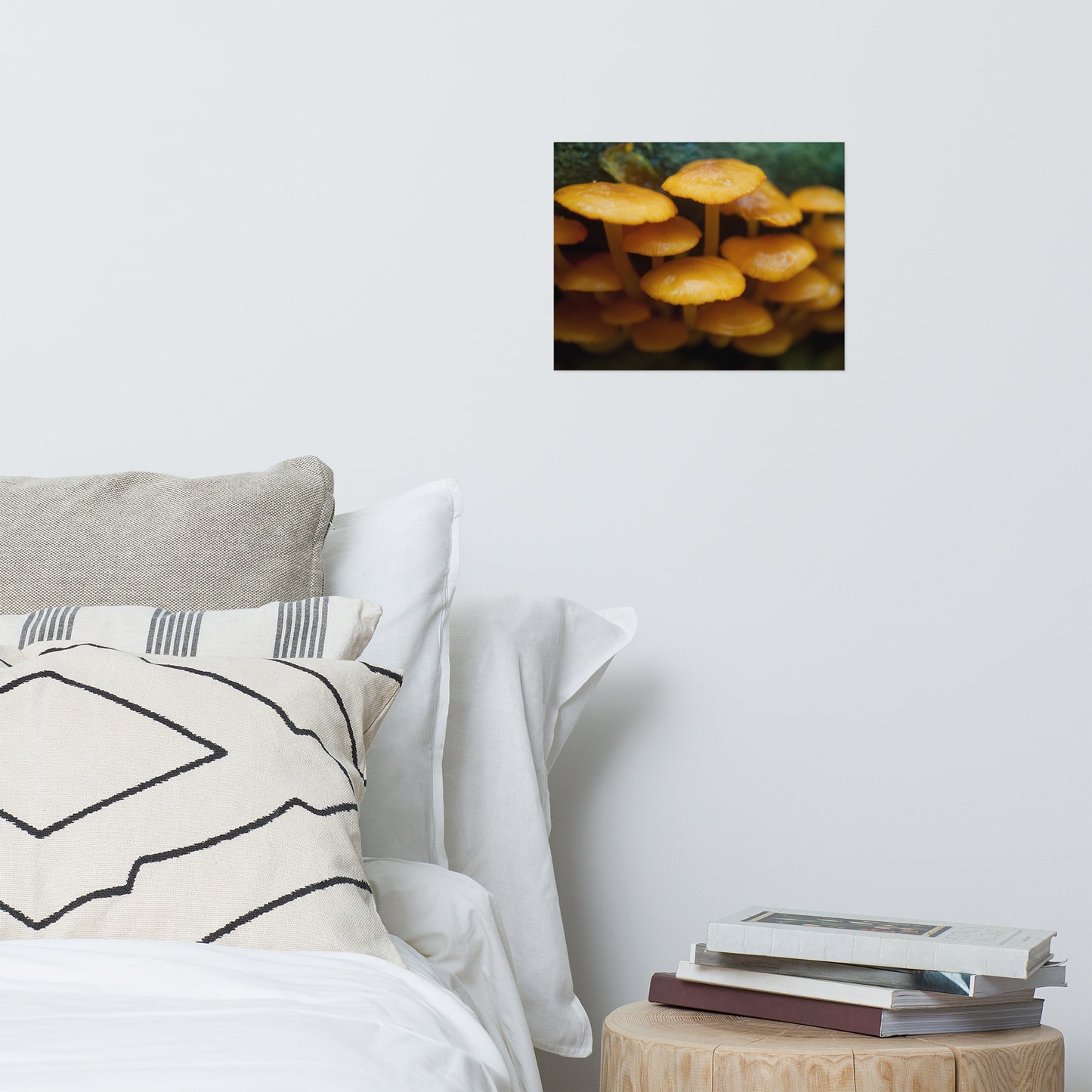 Mushroom Family Rustic Farmhouse Style Botanical Nature Photo Loose Unframed Wall Art Prints