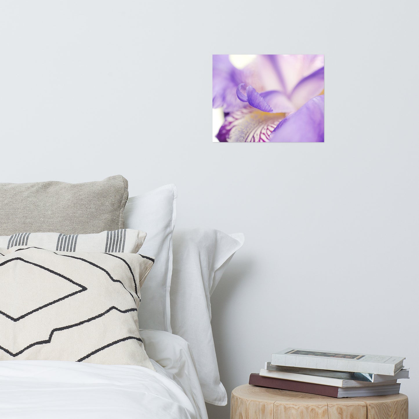Soft Focus Iris Petals Floral Nature Photo Loose Unframed Wall Art Prints