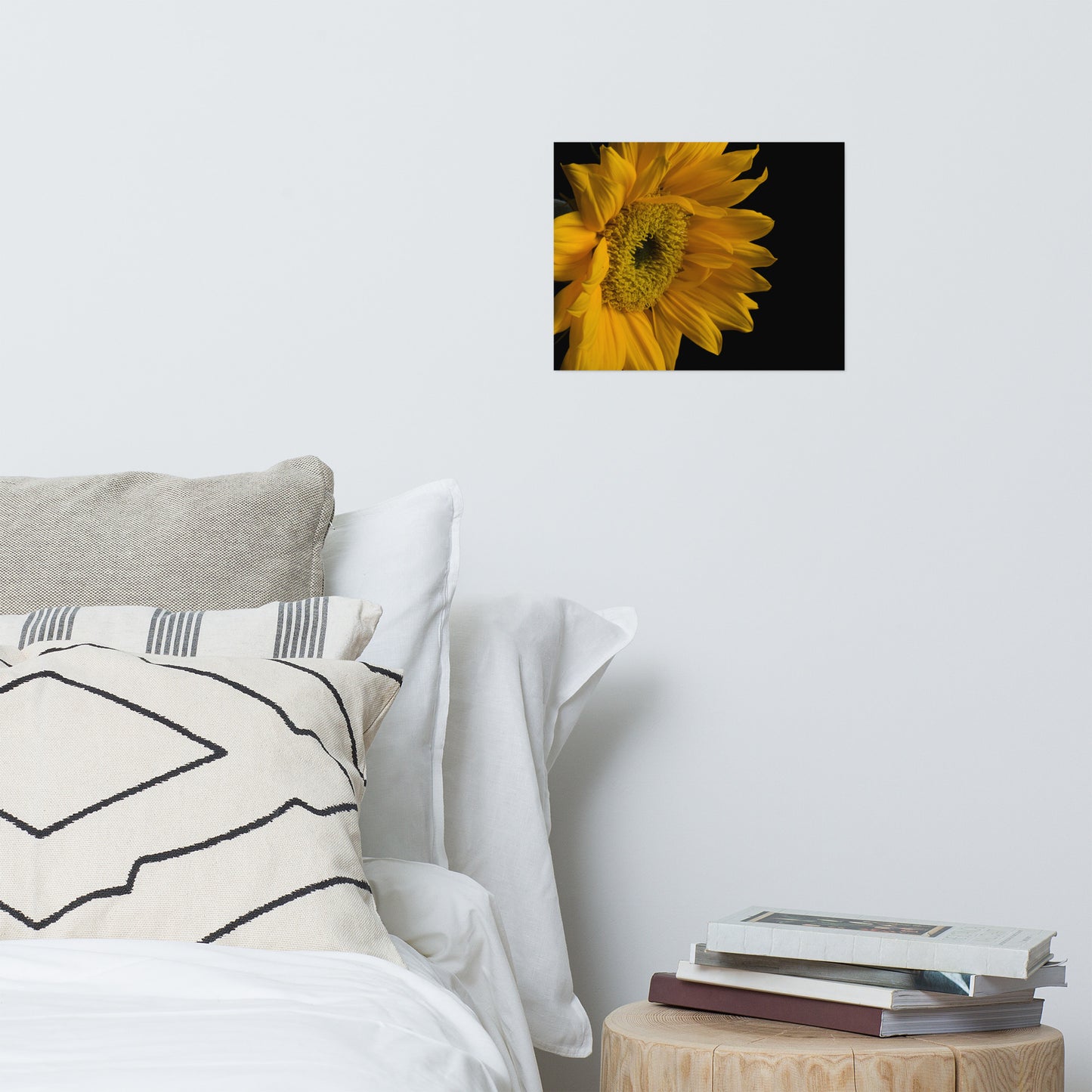 Sunflower from Left Floral Nature Photo Loose Unframed Wall Art Prints