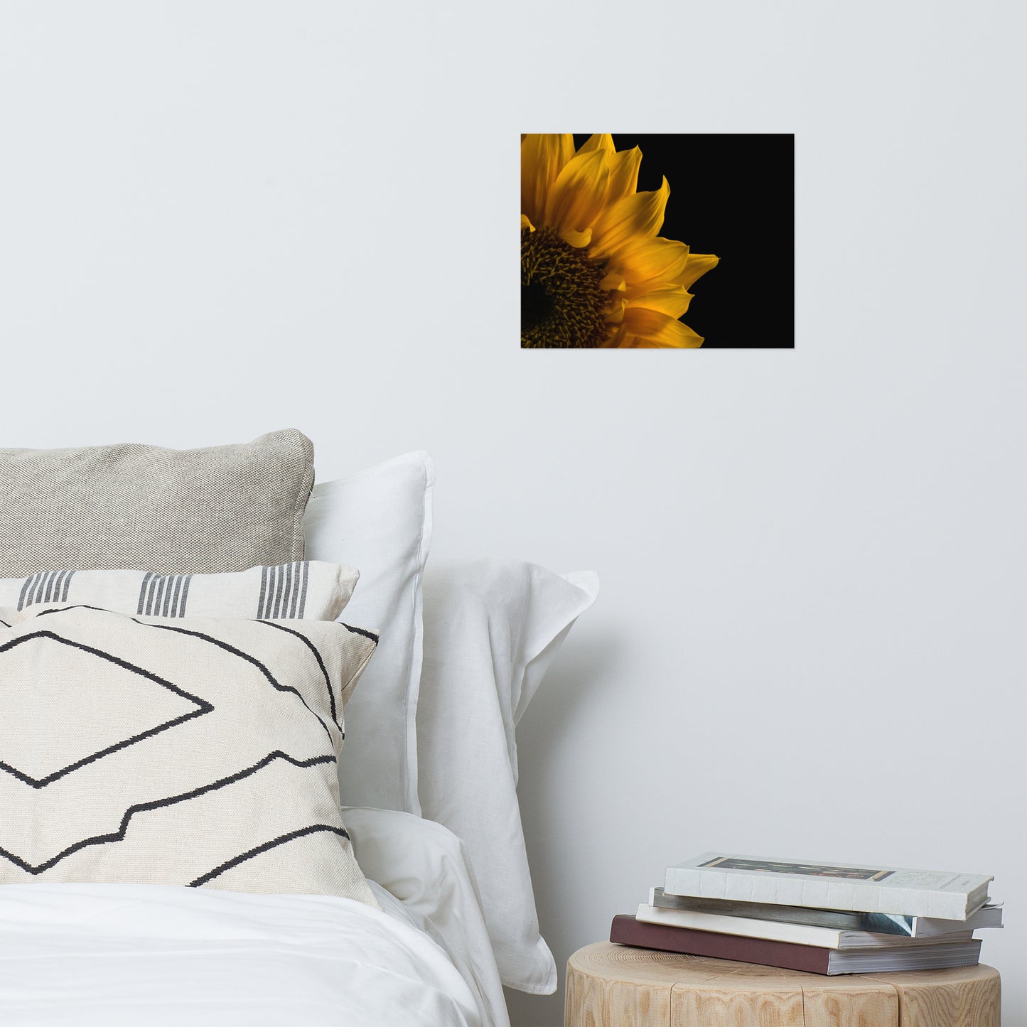 Sunflower in Corner Floral Nature Photo Loose Unframed Wall Art Prints