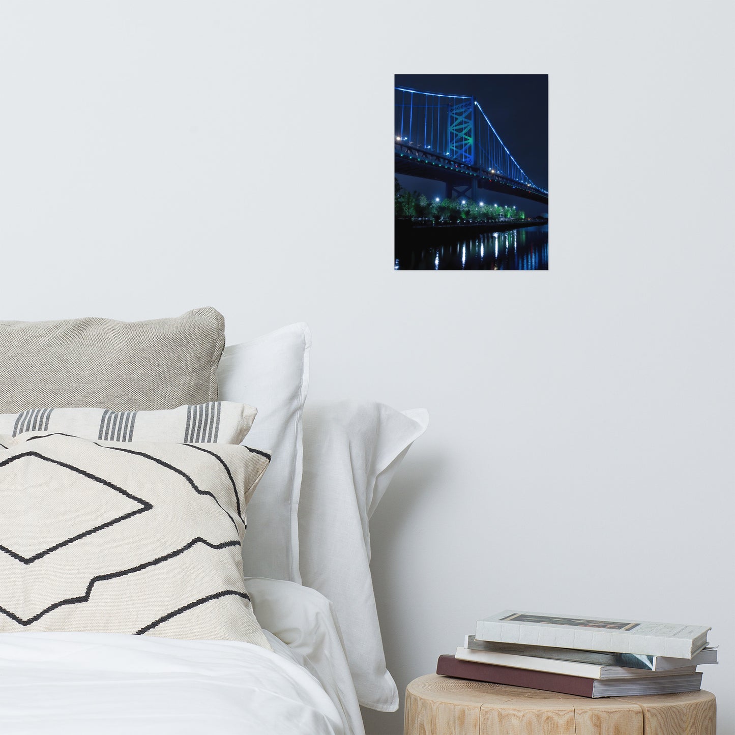 The Ben Franklin Bridge 3 Architectural Urban Landscape Loose Unframed Wall Art Prints