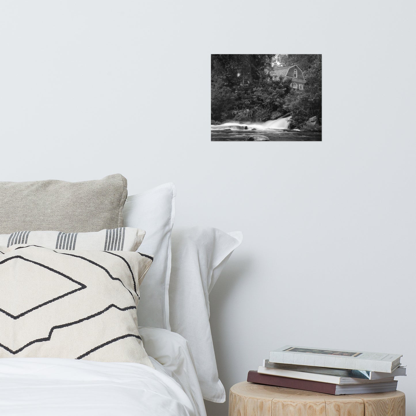 The Brandywine River and First Presbyterian Church Rustic Farmhouse Style Landscape Photograph Loose Wall Art Prints