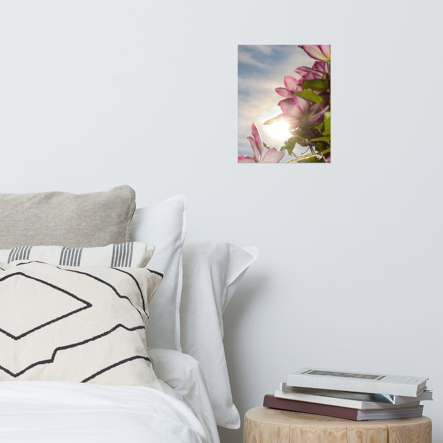 Towering Clematis Floral Nature Photo Loose Unframed Wall Art Prints