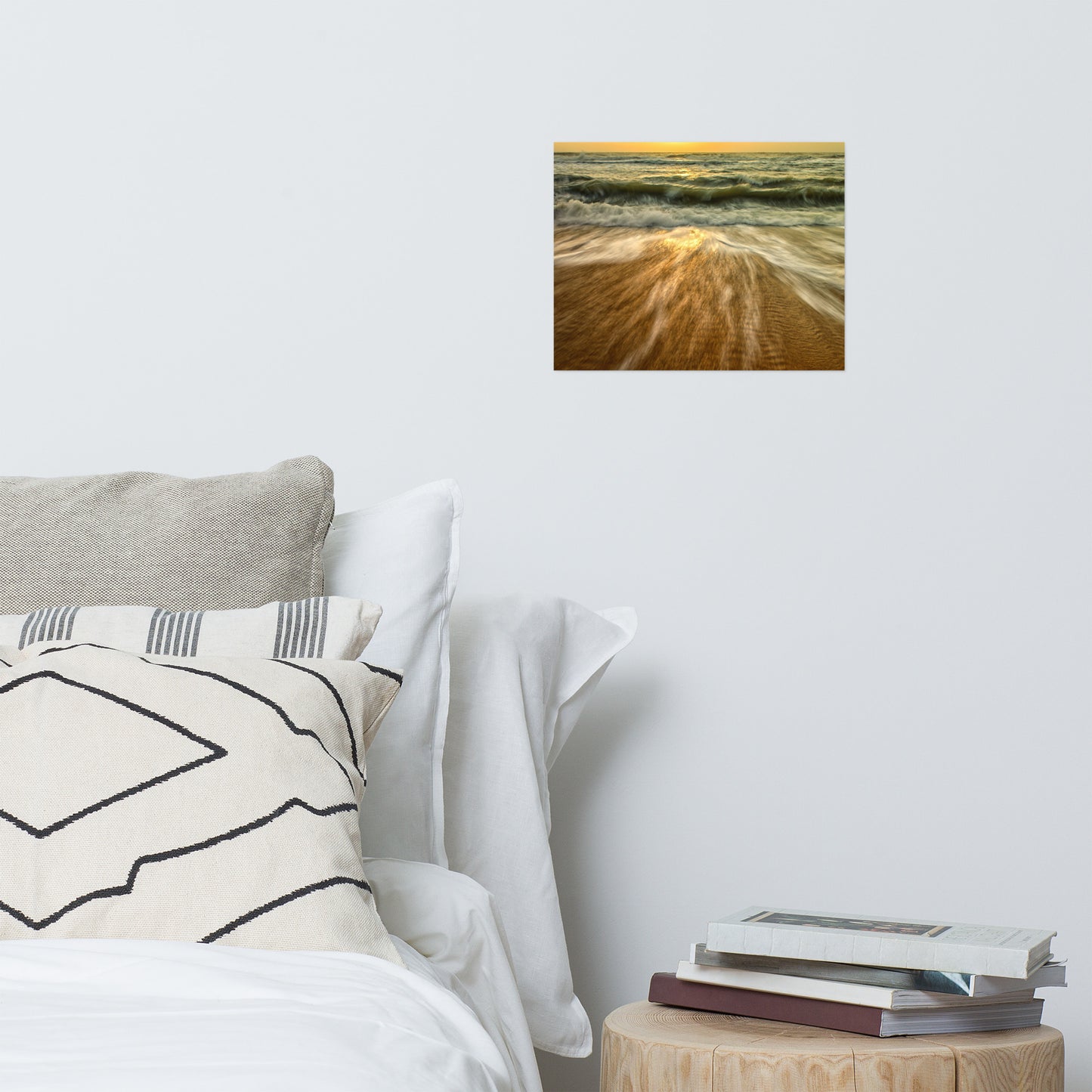 Washing Out to Sea Coastal Nature Photo Loose Unframed Wall Art Prints