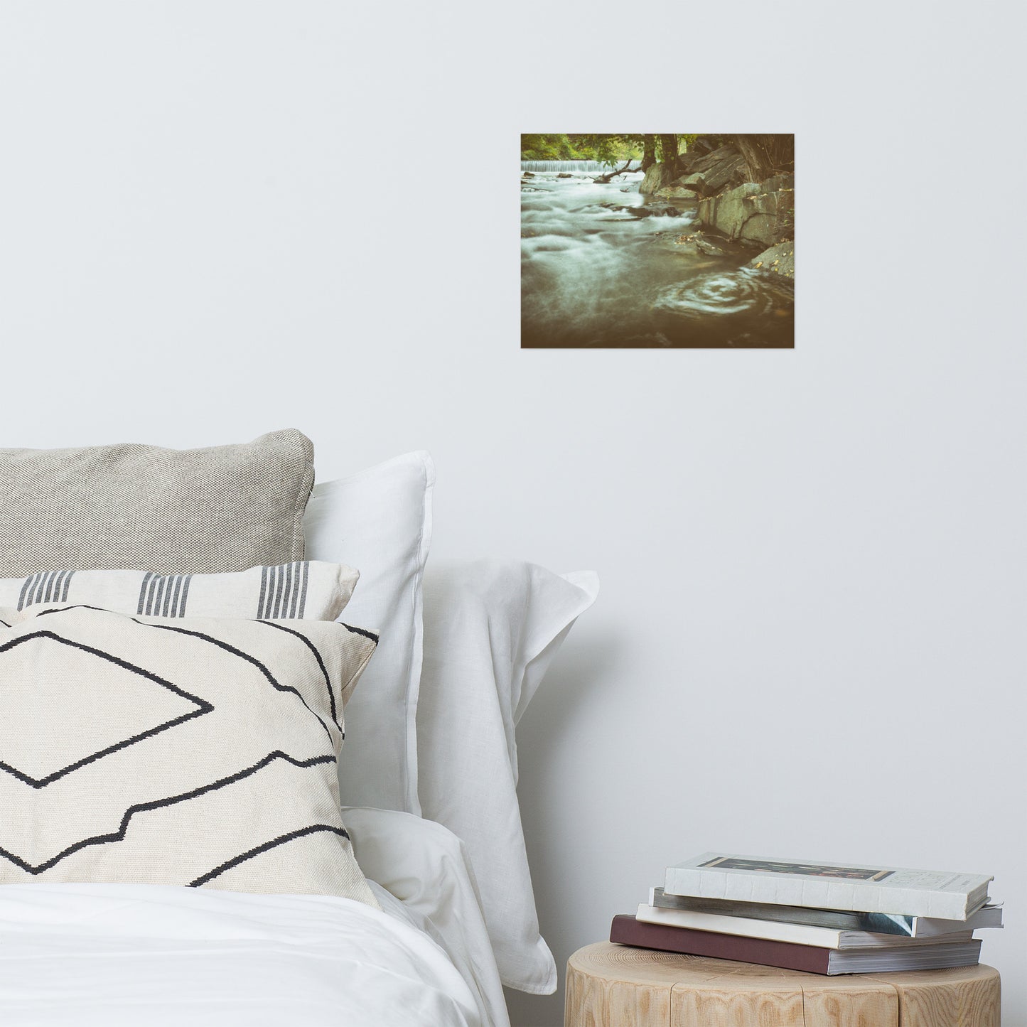 Water Swirl Rustic Farmhouse Style Landscape Photo Loose Wall Art Prints