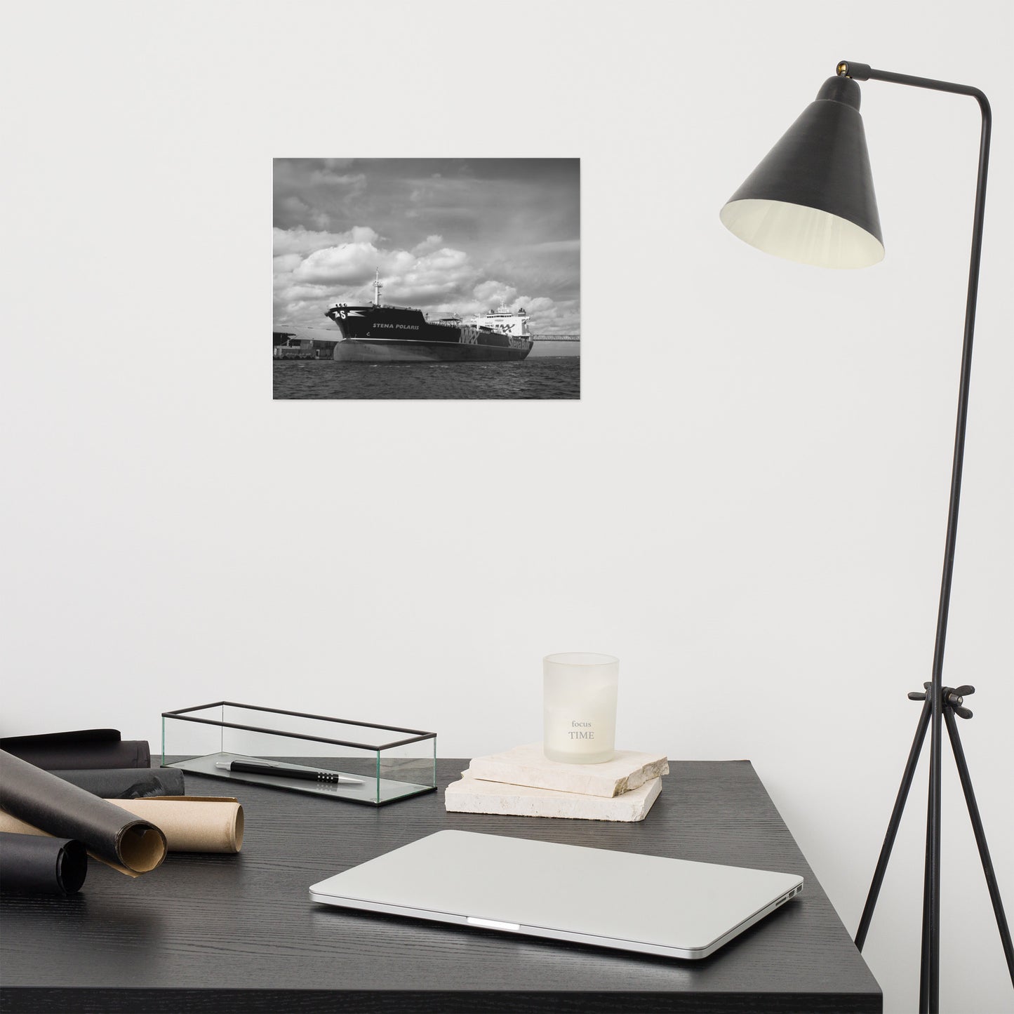 Ship On The St. Johns River Coastal Photo Loose Wall Art Print