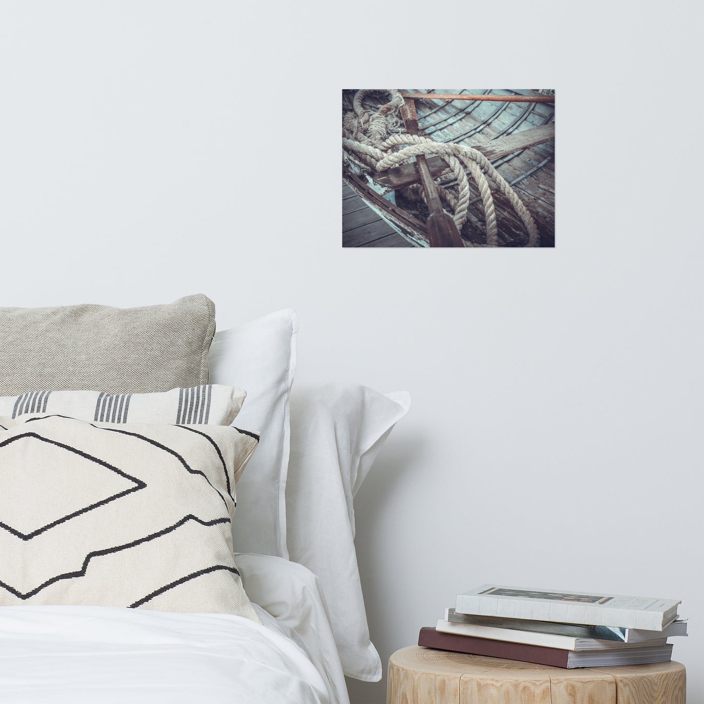 Vintage Boat Oars and Ropes Nautical Photo Loose Wall Art Prints