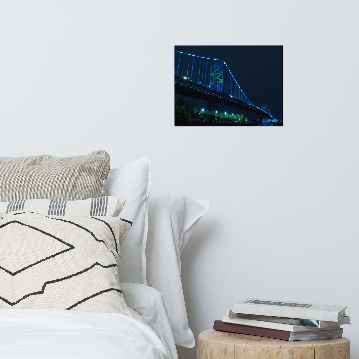 Ben Franklin Bridge Urban Landscape Loose Unframed Wall Art Prints