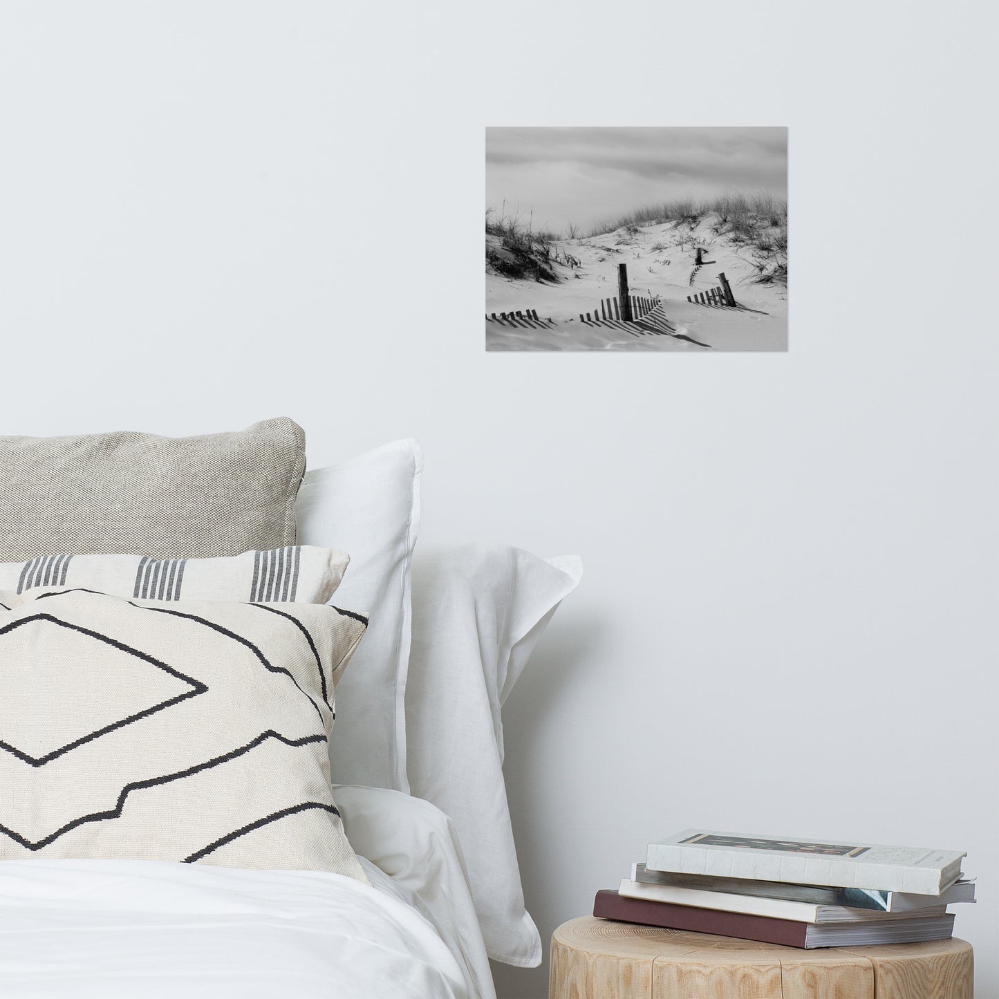 Buried Fences Landscape Photo Loose Coastal Wall Art Prints
