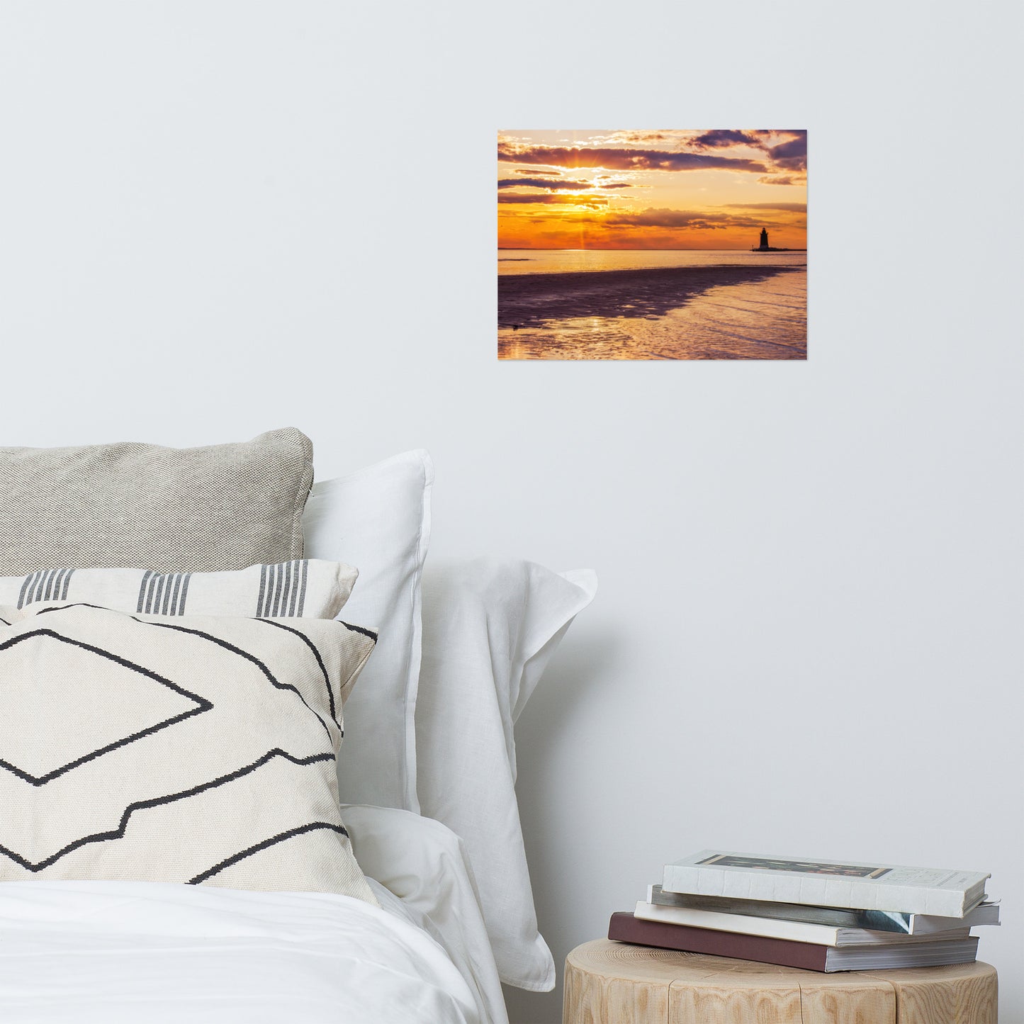 Cape Henlopen Sunset Landscape Photo Loose Wall Art Prints