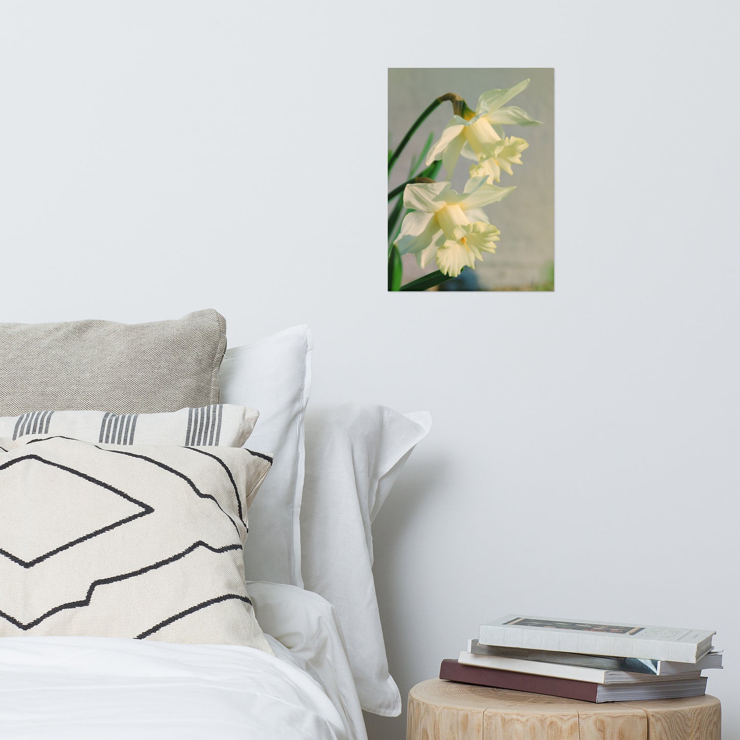 Colorized Daffodils Floral Nature Photo Loose Unframed Wall Art Prints
