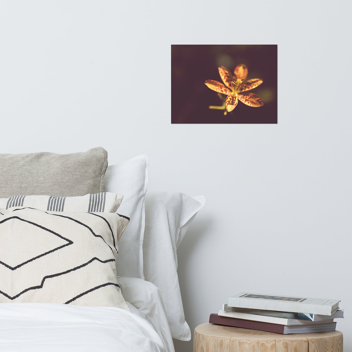 Dramatic Orange Leopard Lily Flower Nature Photo Loose Unframed Wall Art Prints