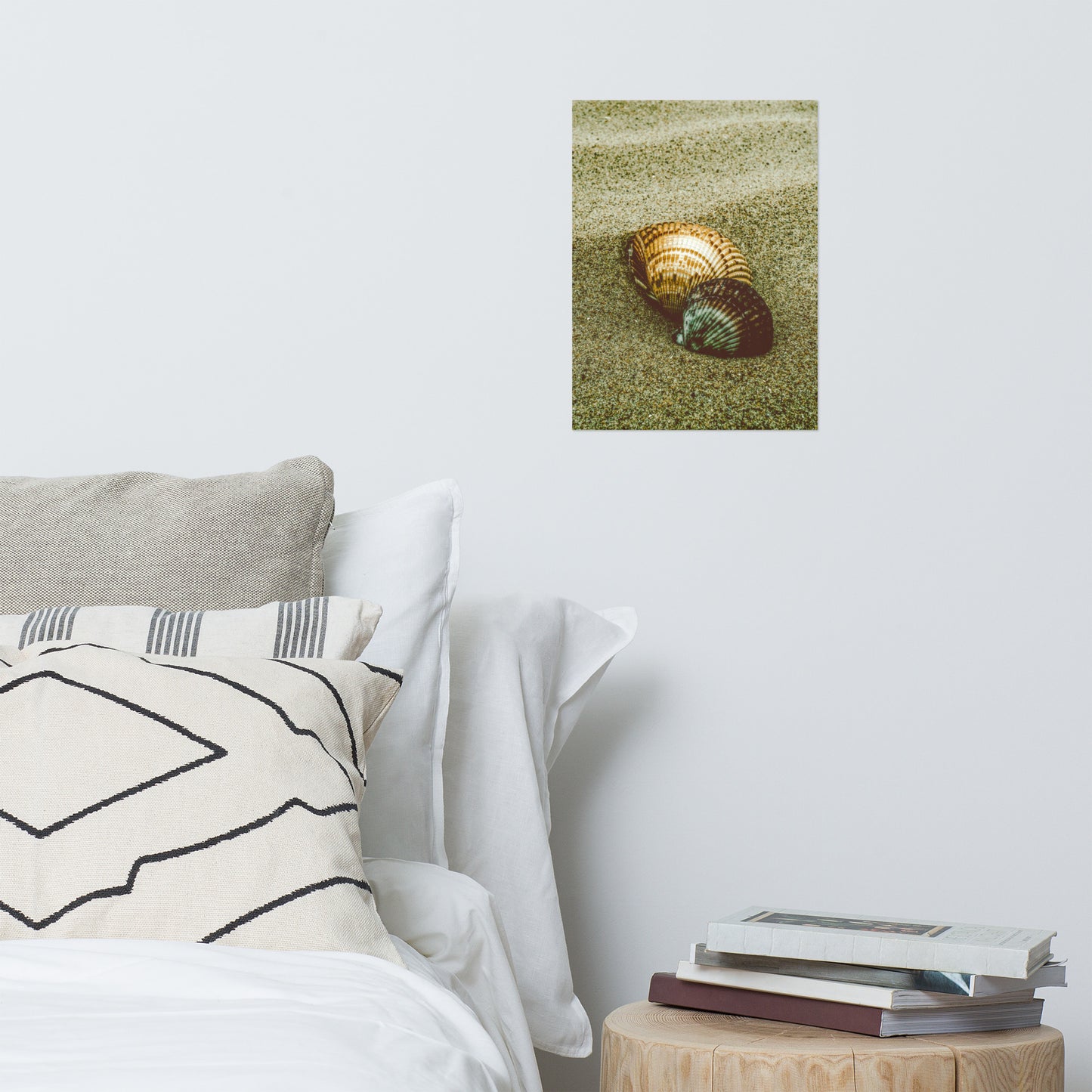 Dreamy Beach Seashells Coastal Nature Photo Loose Unframed Wall Art Prints