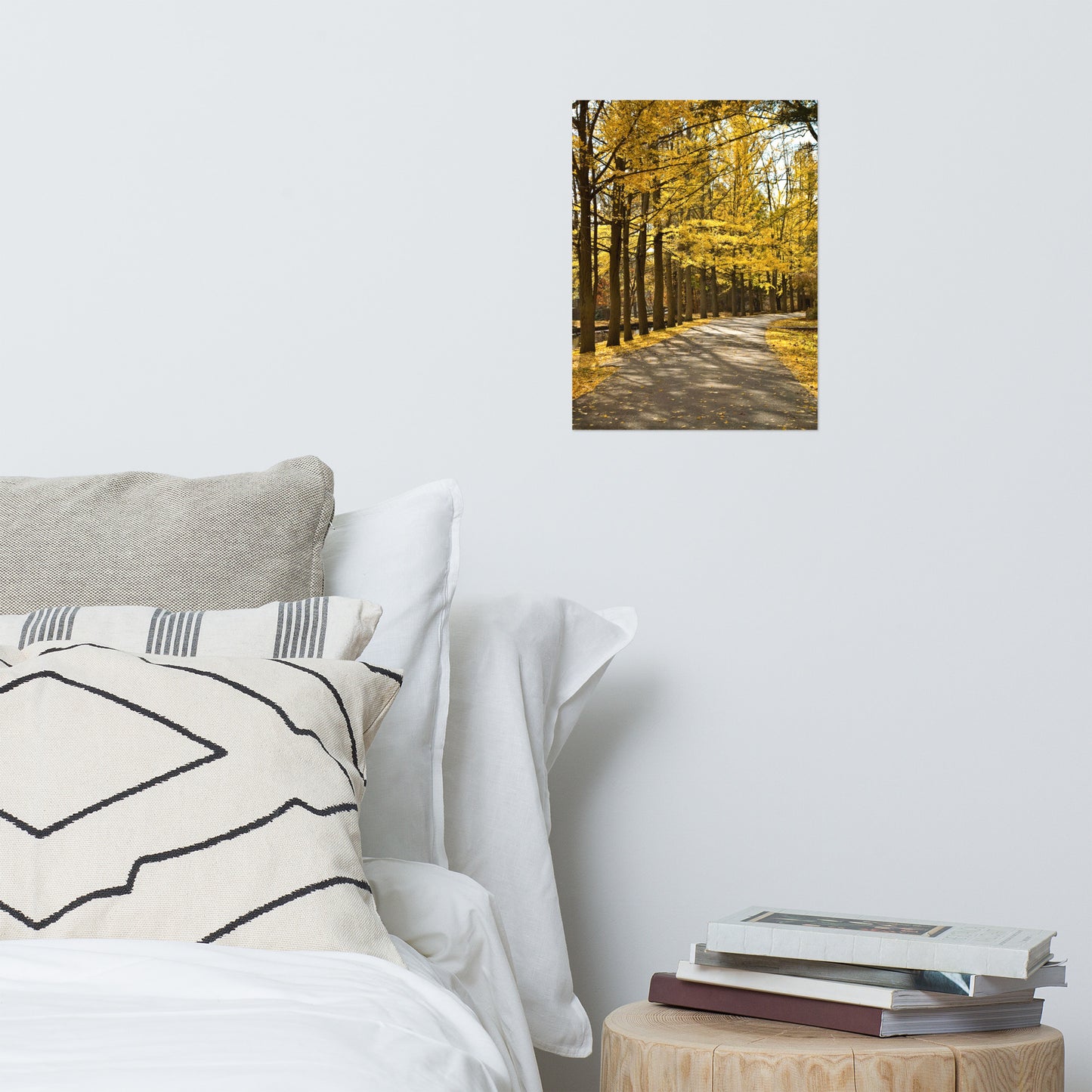 Fall Path Farmhouse Style Landscape Photo Loose Wall Art Print