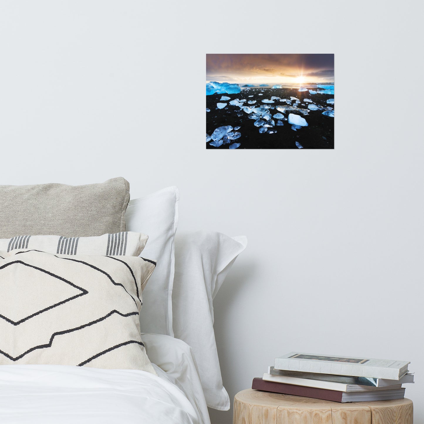 Fire and Ice Coastal Sunrise - Sunset Landscape Photo Loose Wall Art Prints