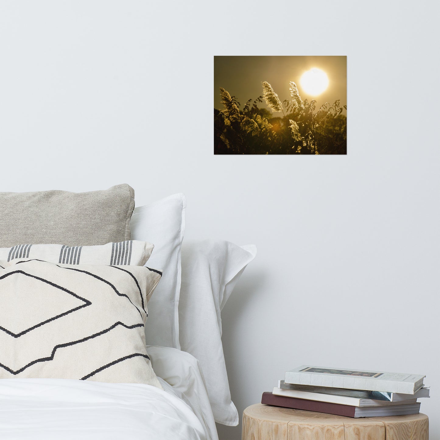 Golden Marsh Sea Grass Coastal Farmhouse Style Botanical Nature Photo Loose Unframed Wall Art Prints