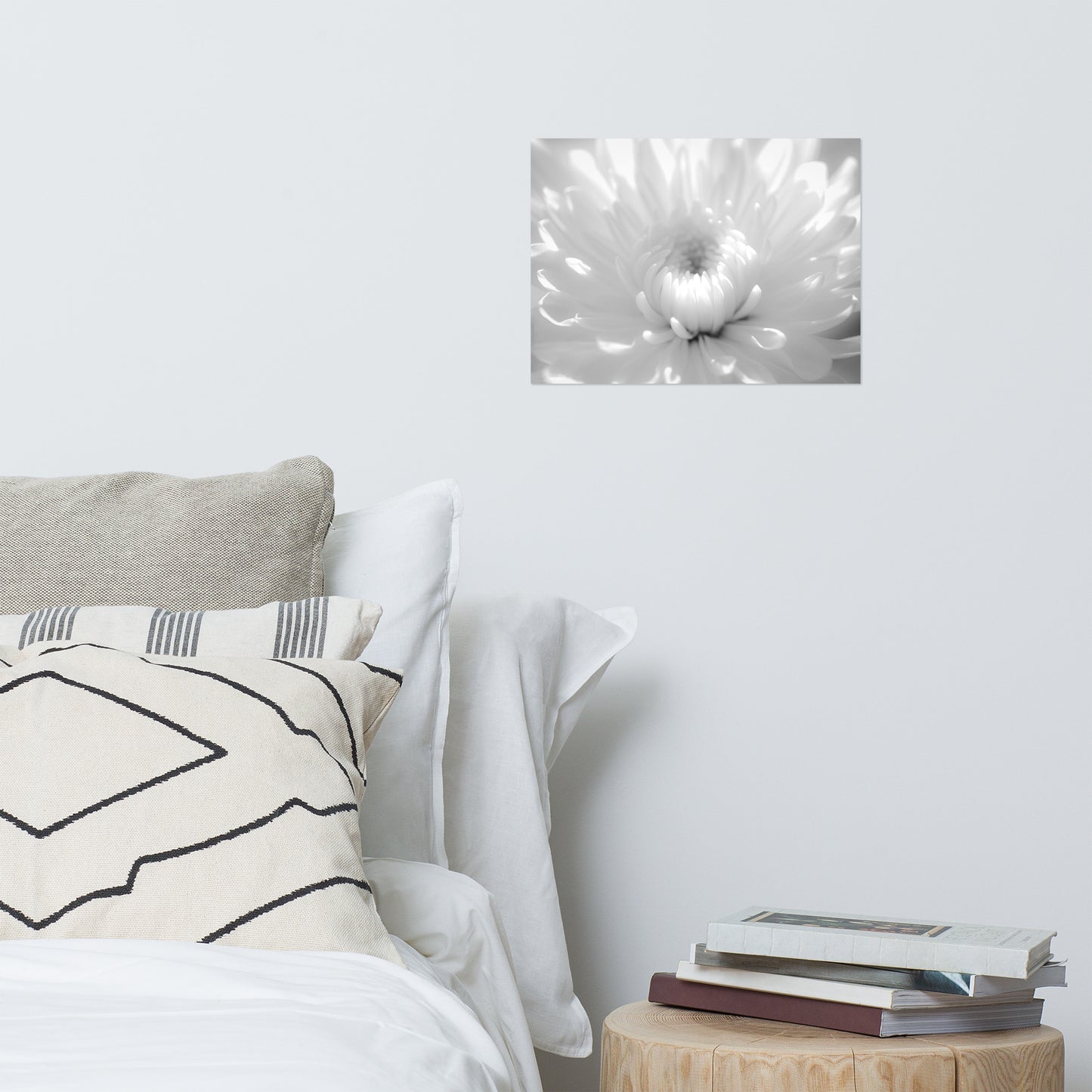 Infrared Flower 2 Black and White Floral Nature Photo Loose Unframed Wall Art Prints