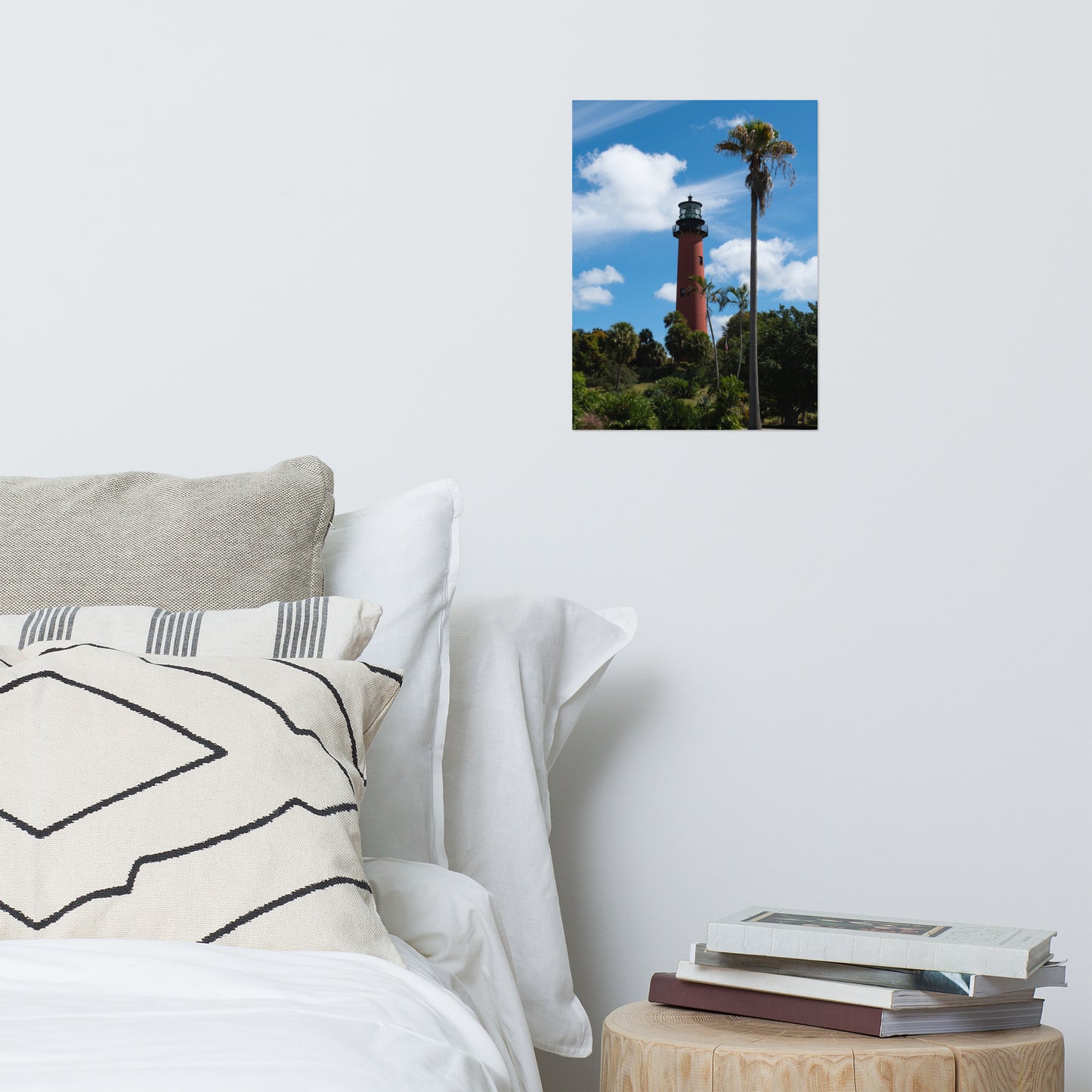 Jupiter Lighthouse Color Coastal Architectural Landscape Photo Loose Art print