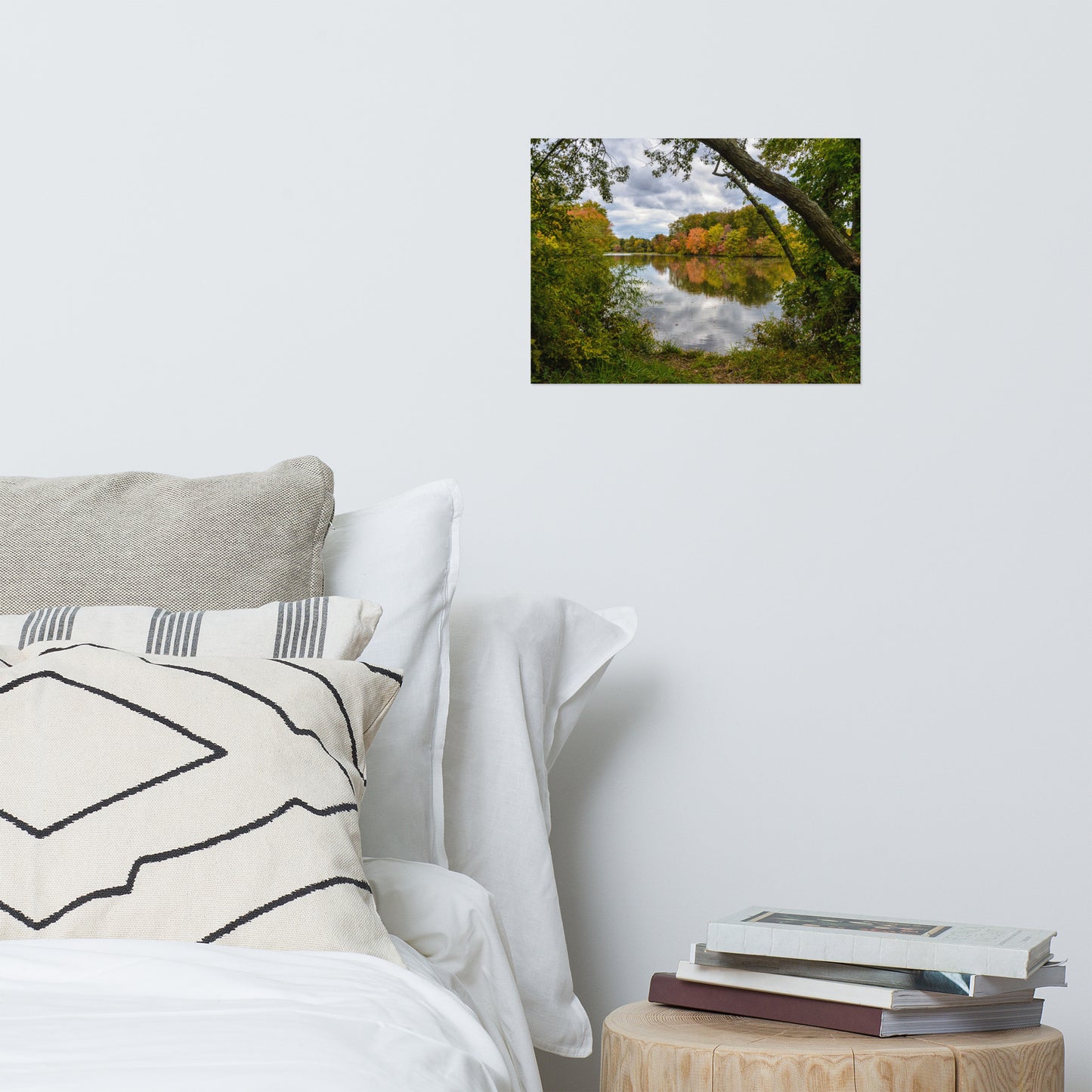 Lost in Autumn Color Rustic Farmhouse Style Landscape Photo Loose Wall Art Prints