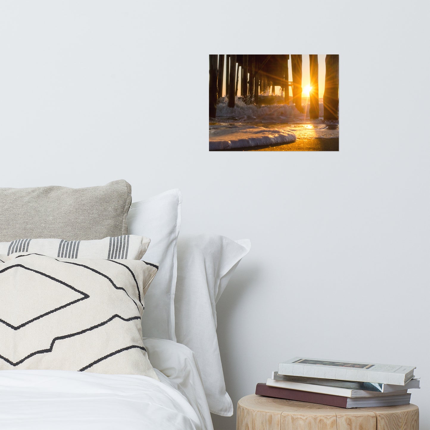 Seafoam In The Sunlight Landscape Photo Loose Wall Art Prints