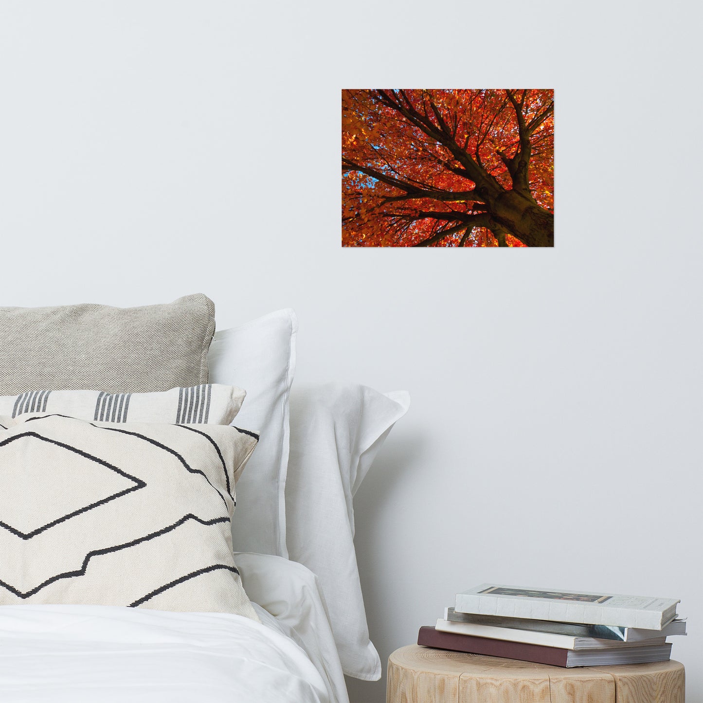 Shimmering Orange Rustic Farmhouse Style Botanical Nature Photo Loose Unframed Wall Art Prints