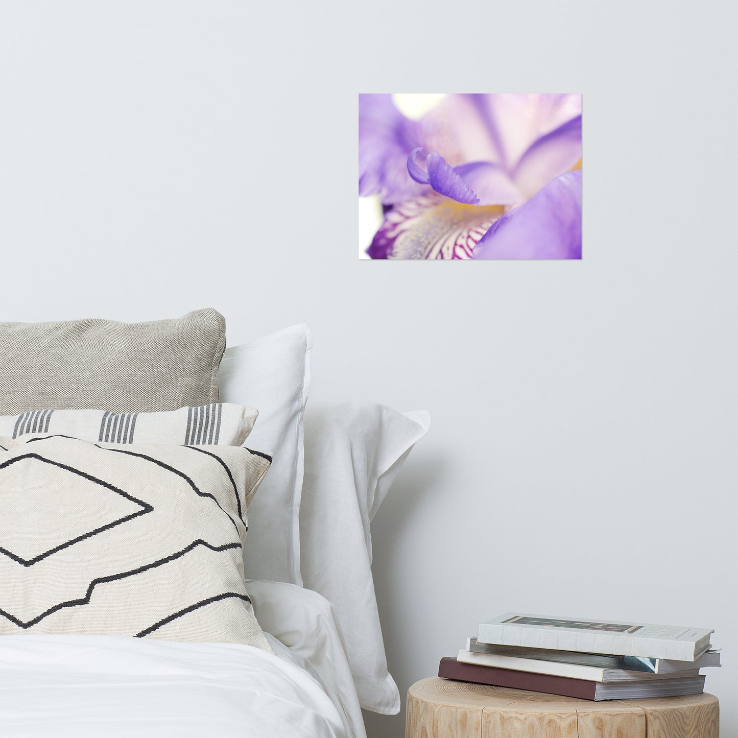 Soft Focus Iris Petals Floral Nature Photo Loose Unframed Wall Art Prints