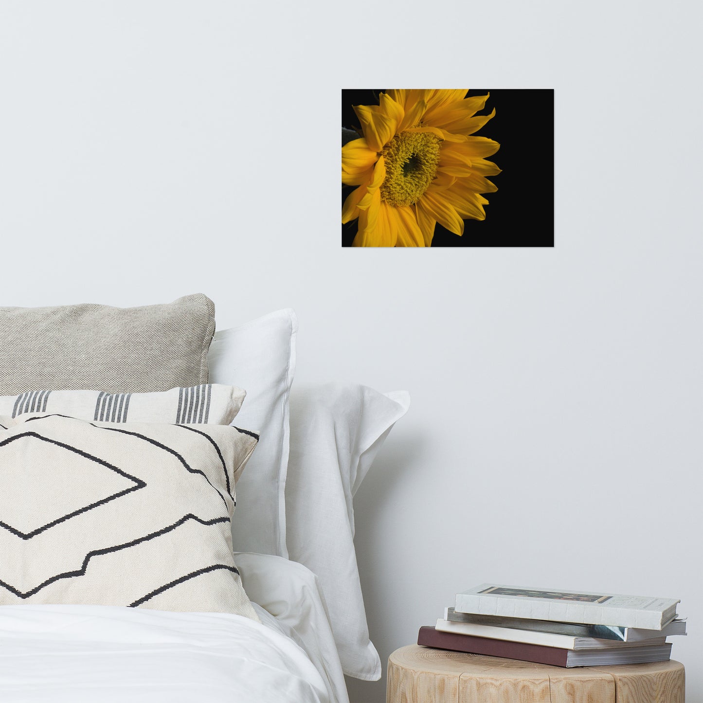 Sunflower from Left Floral Nature Photo Loose Unframed Wall Art Prints
