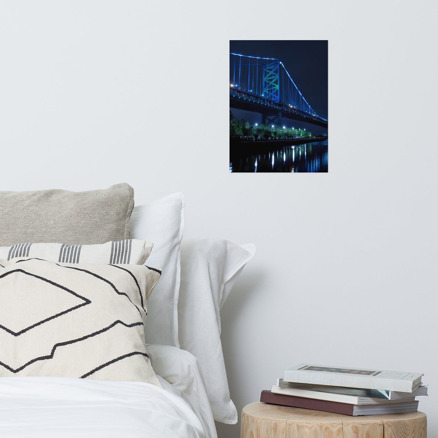 The Ben Franklin Bridge 3 Architectural Urban Landscape Loose Unframed Wall Art Prints