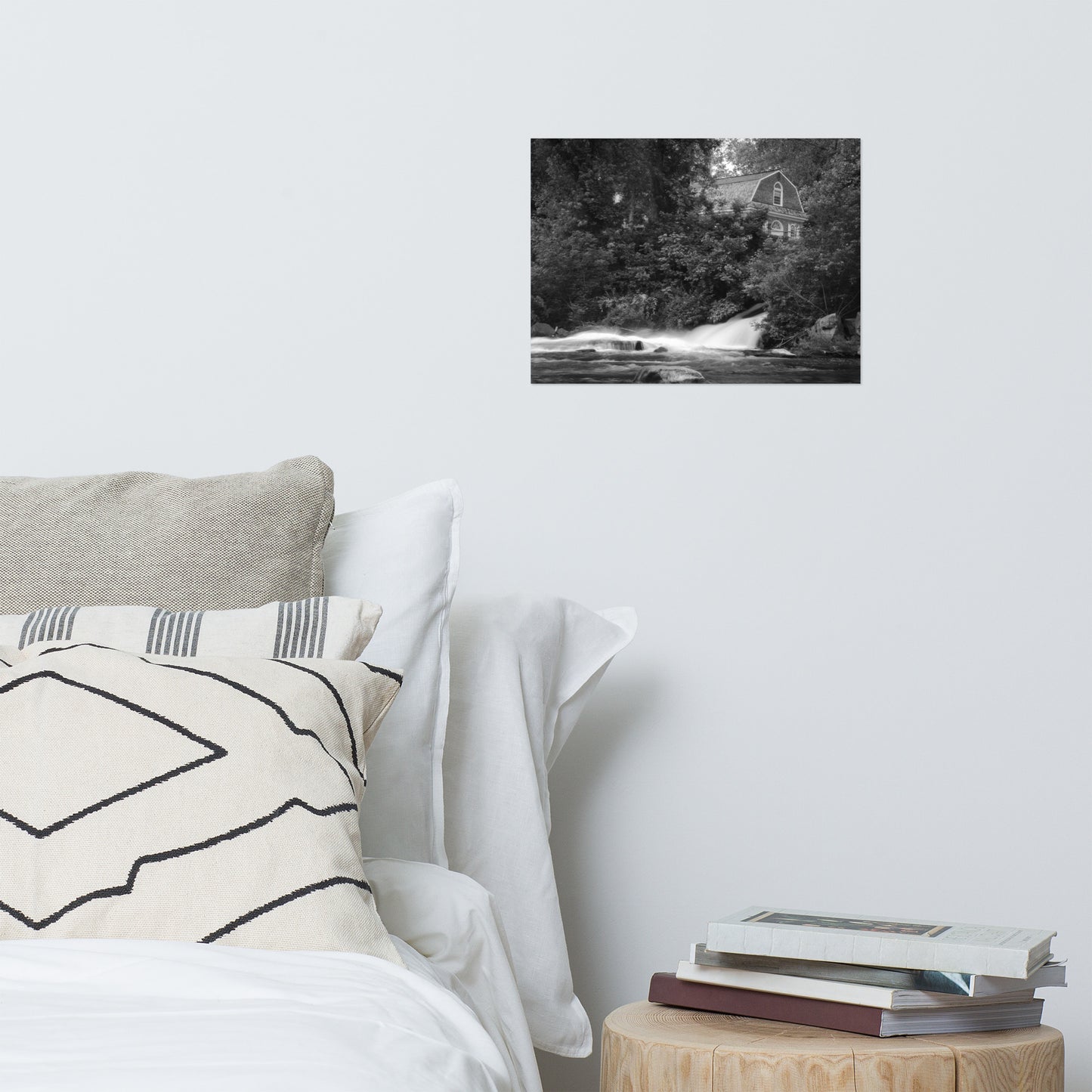 The Brandywine River and First Presbyterian Church Rustic Farmhouse Style Landscape Photograph Loose Wall Art Prints