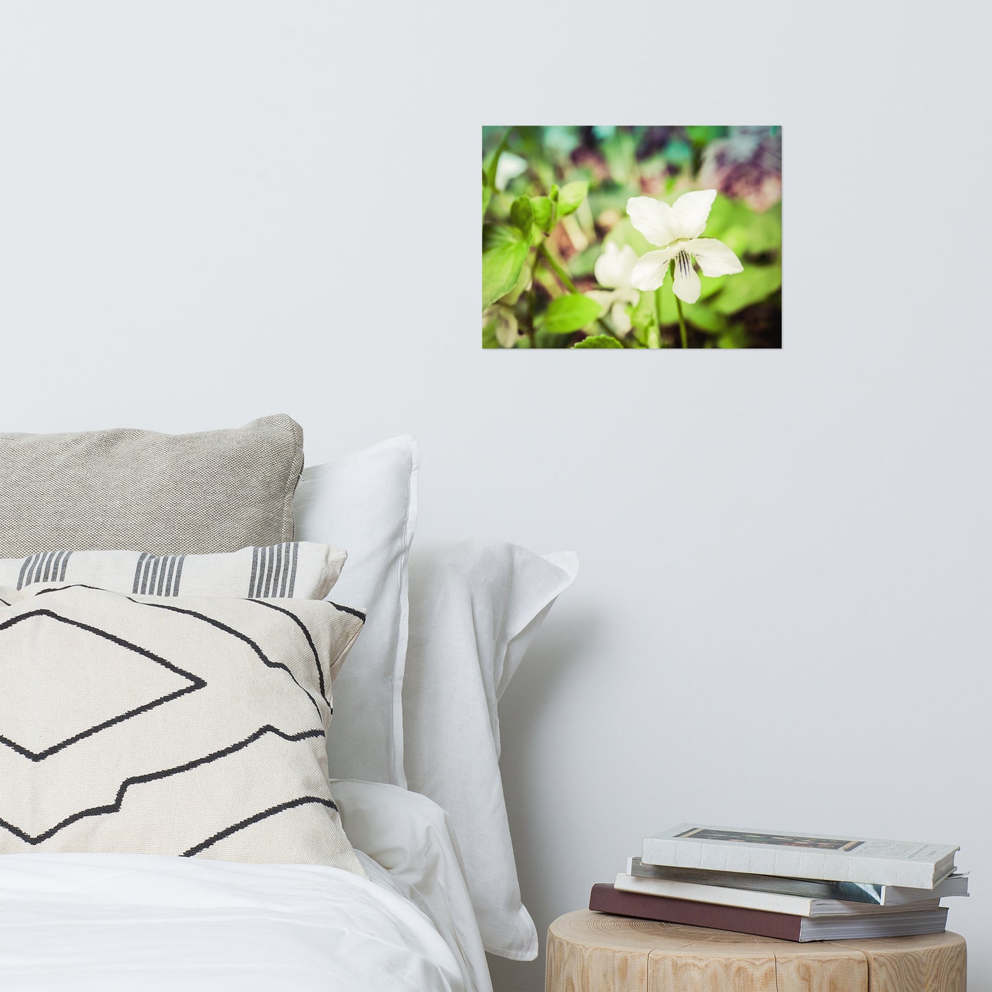 Tranquil China Violet Floral Nature Photo Loose Unframed Wall Art Prints