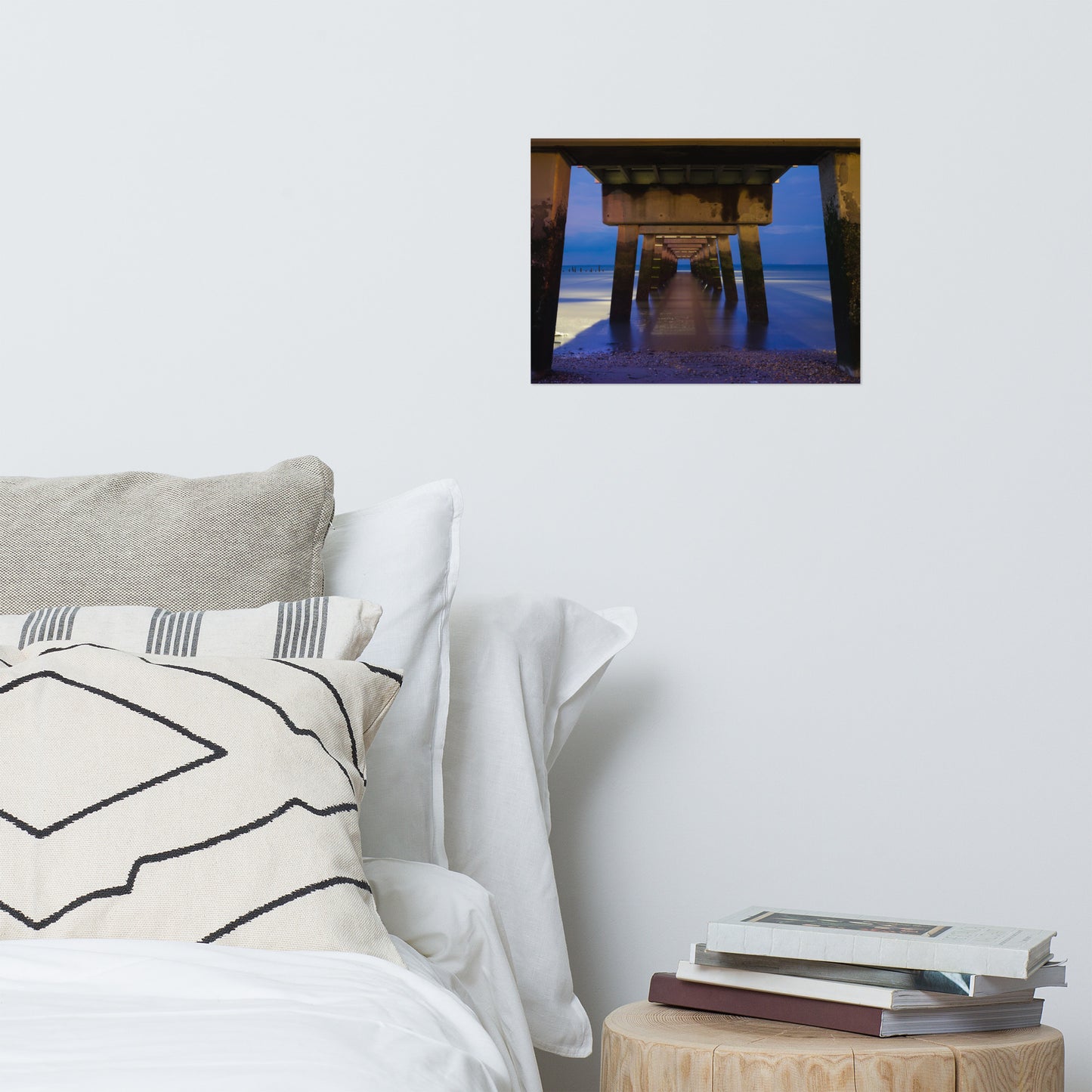 Under the Pier Coastal Landscape Photo Loose Wall Art Prints