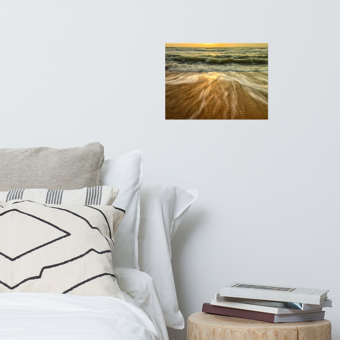 Washing Out to Sea Coastal Nature Photo Loose Unframed Wall Art Prints