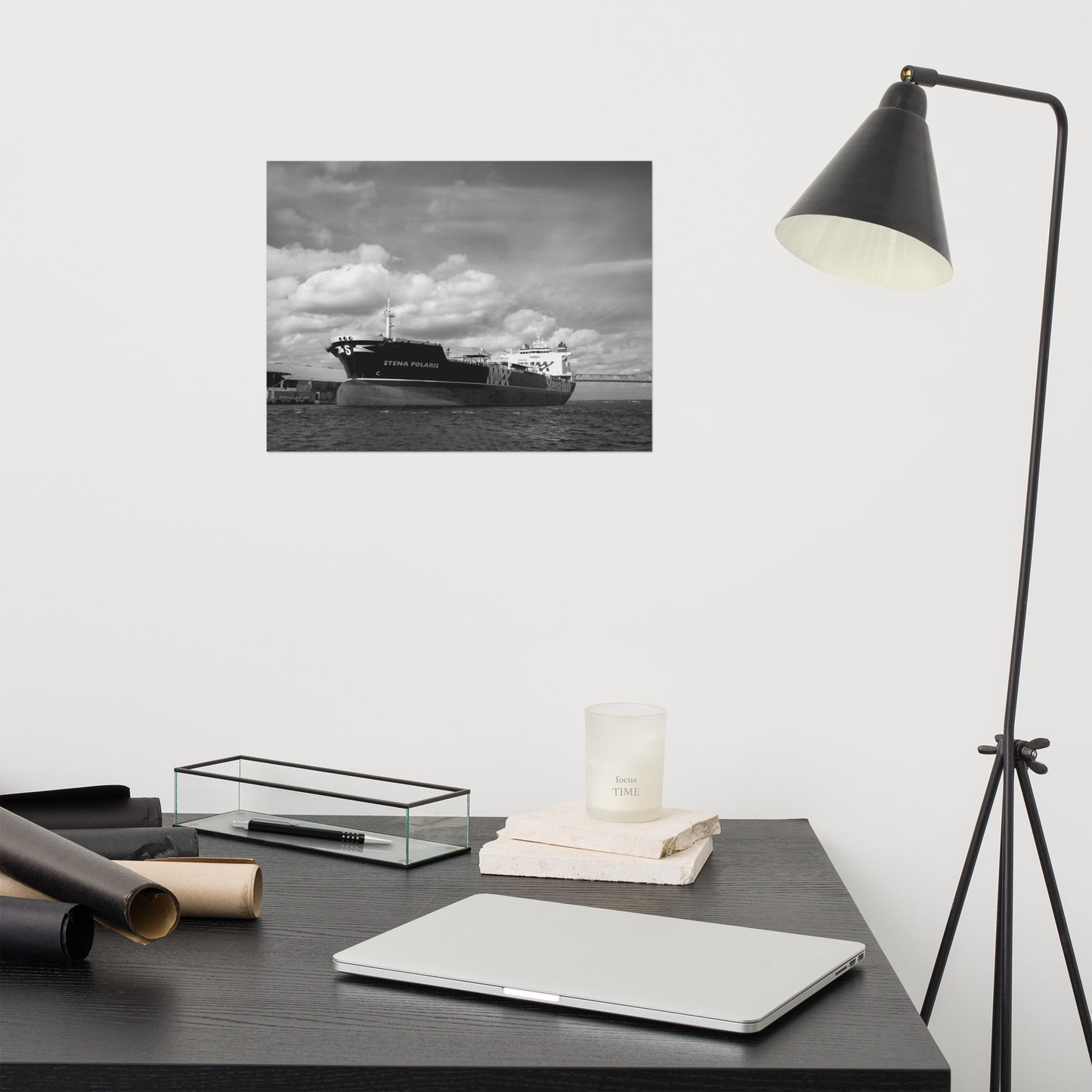 Ship On The St. Johns River Coastal Photo Loose Wall Art Print