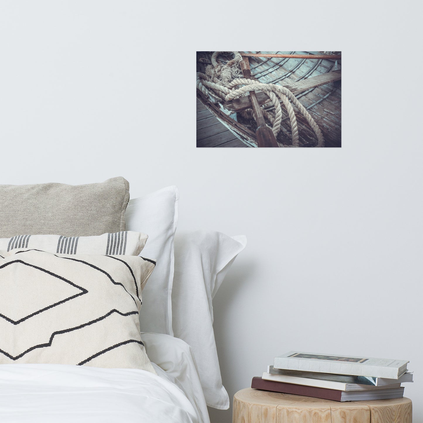 Vintage Boat Oars and Ropes Nautical Photo Loose Wall Art Prints