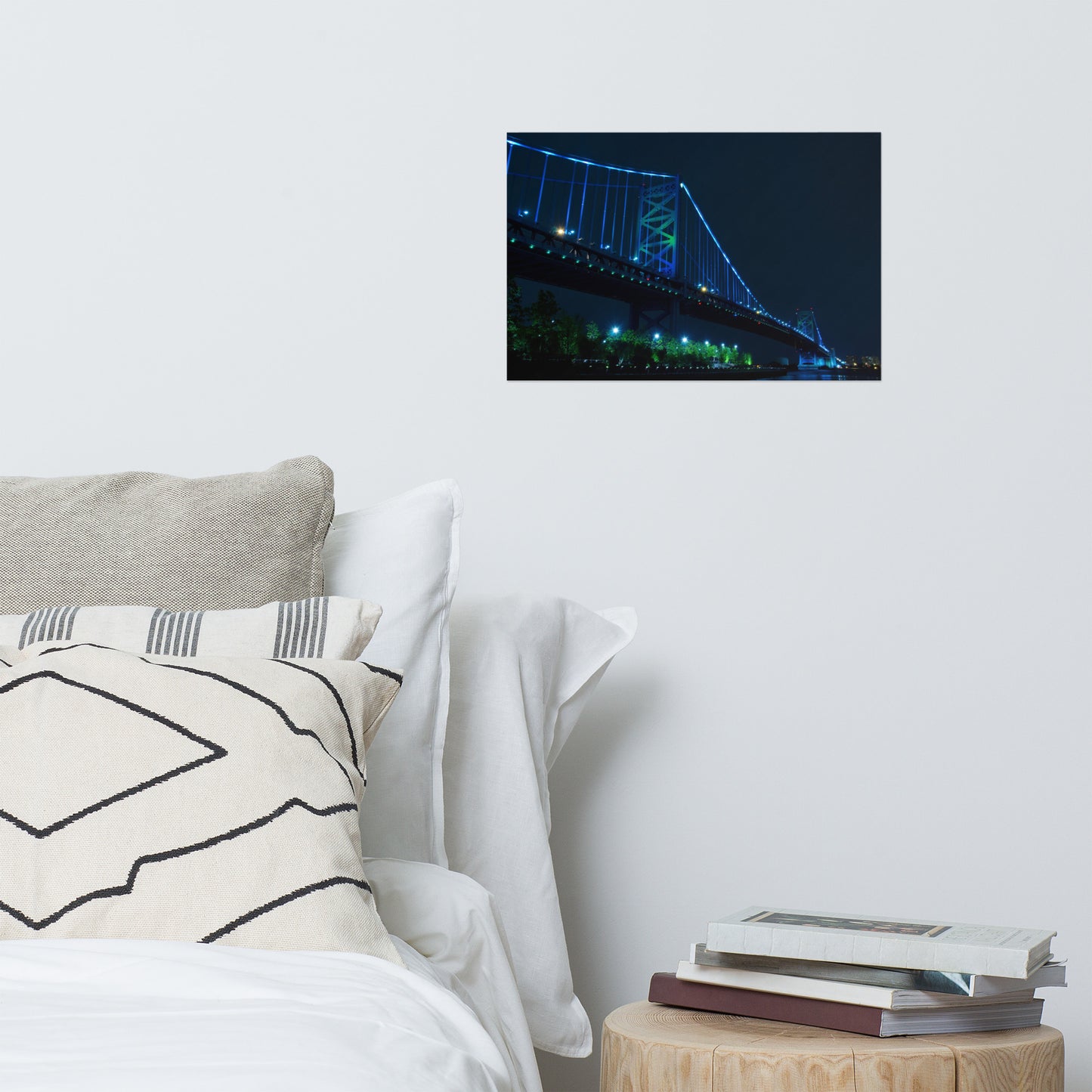 Ben Franklin Bridge Urban Landscape Loose Unframed Wall Art Prints