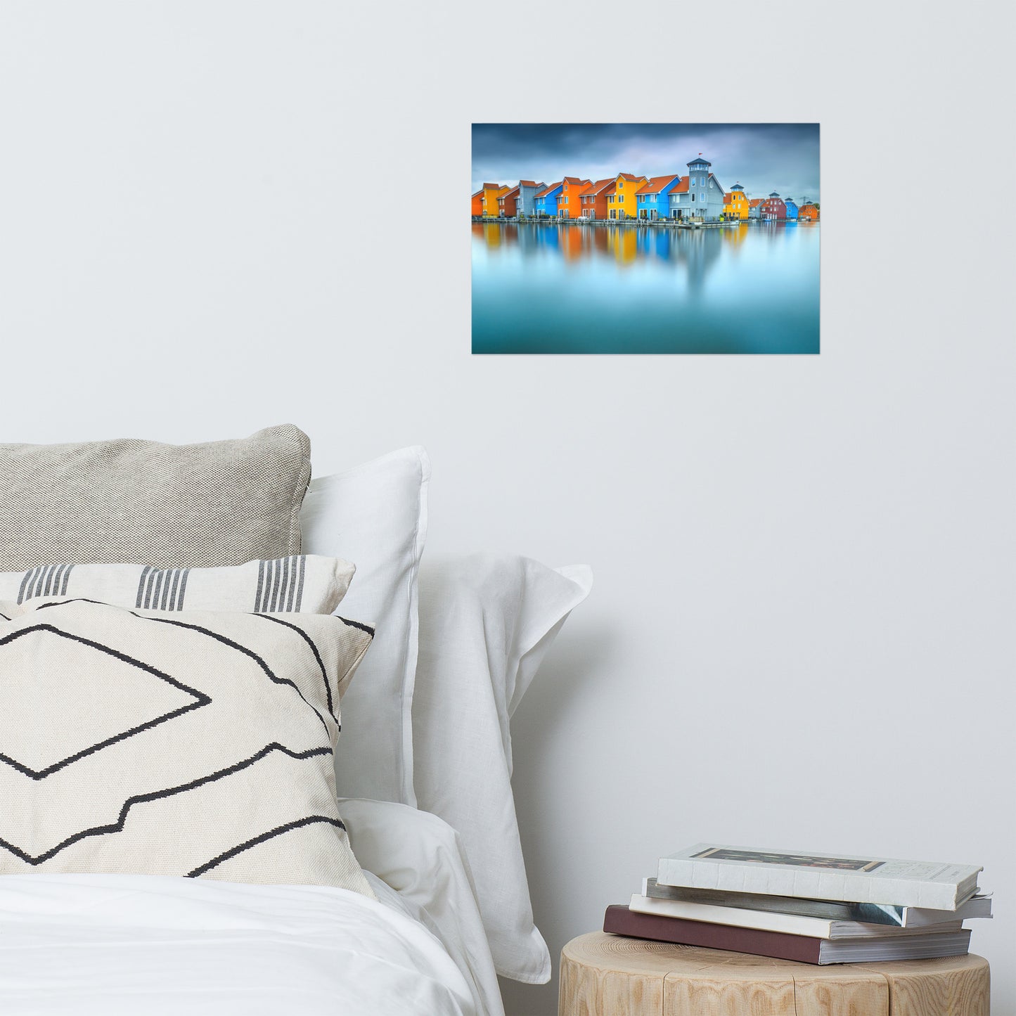 Blue Morning at Waters Edge Landscape Photo Loose Wall Art Prints