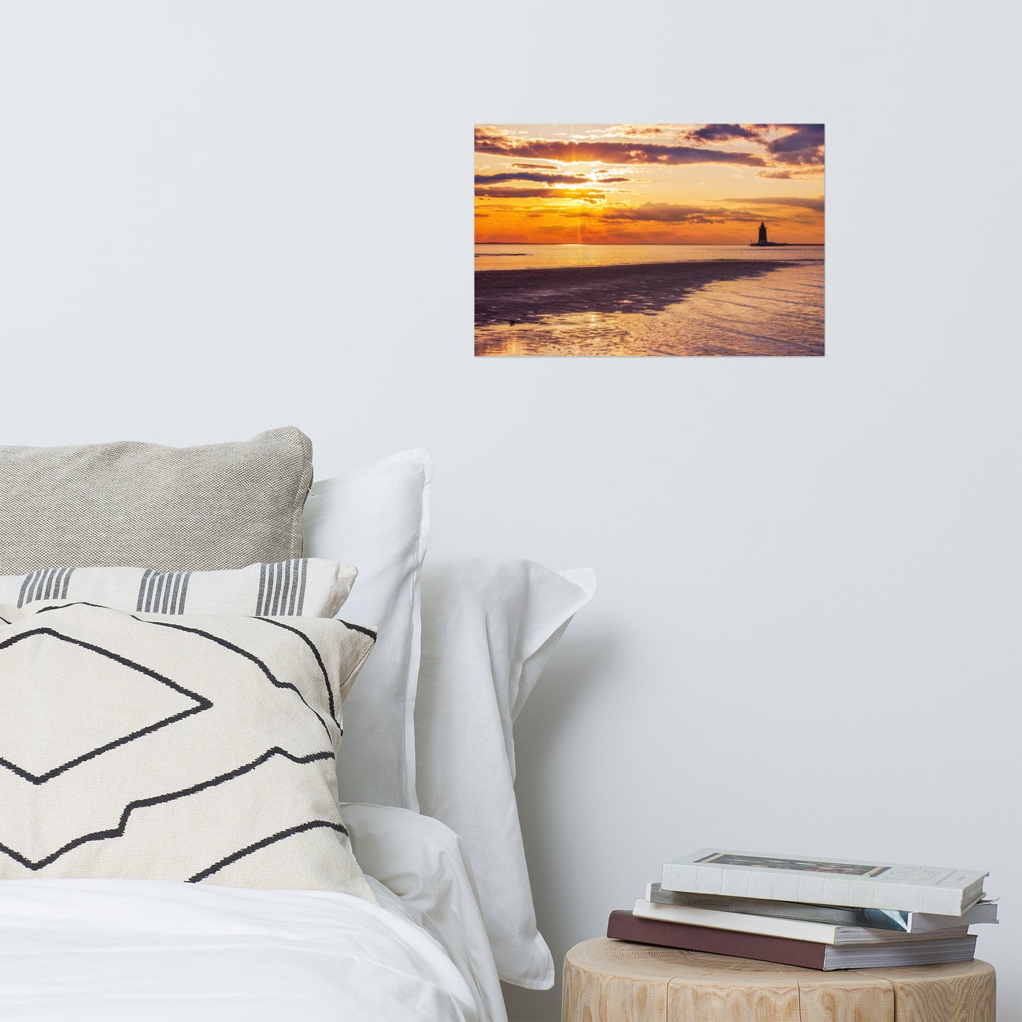 Cape Henlopen Sunset Landscape Photo Loose Wall Art Prints