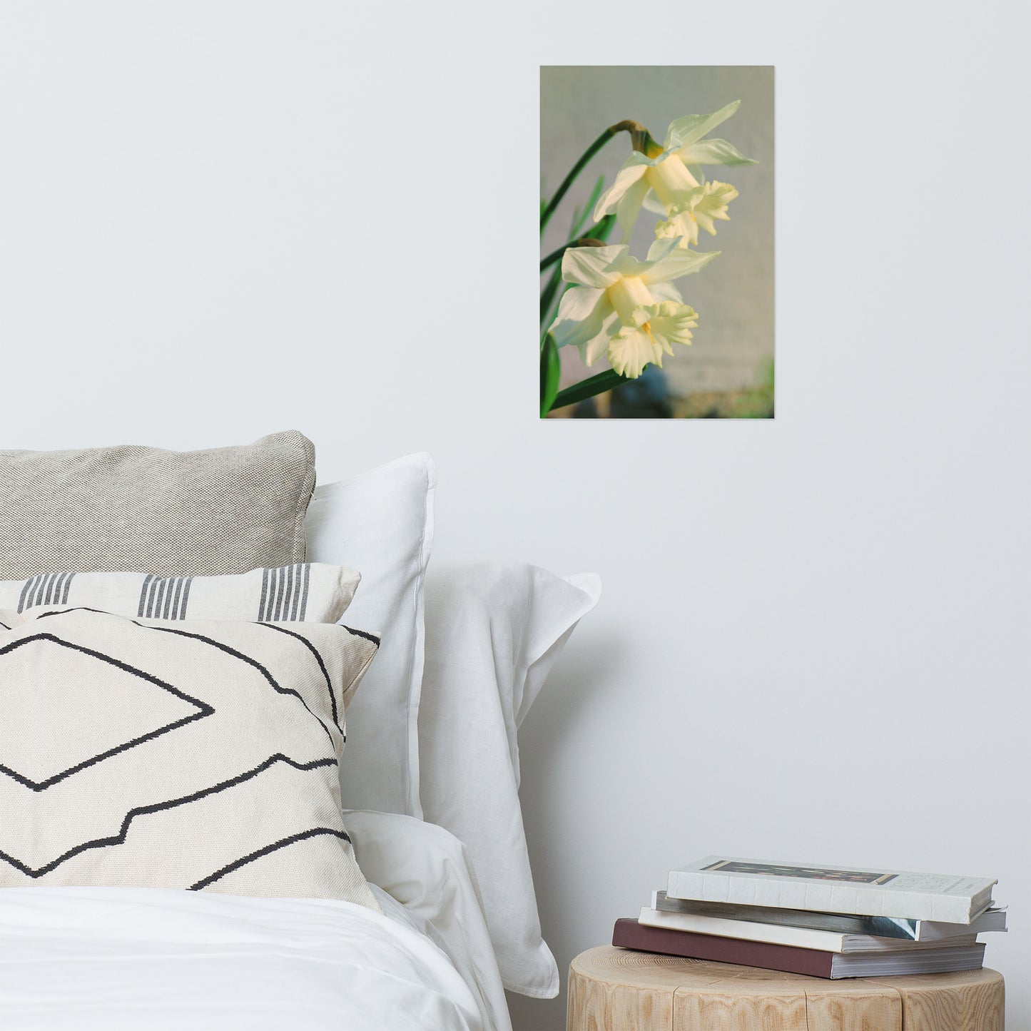 Colorized Daffodils Floral Nature Photo Loose Unframed Wall Art Prints