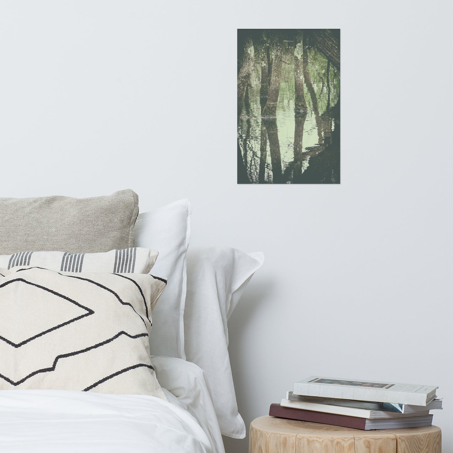 Early Spring Reflections on the Marsh Rustic Botanical Nature Photo Loose Unframed Wall Art Prints